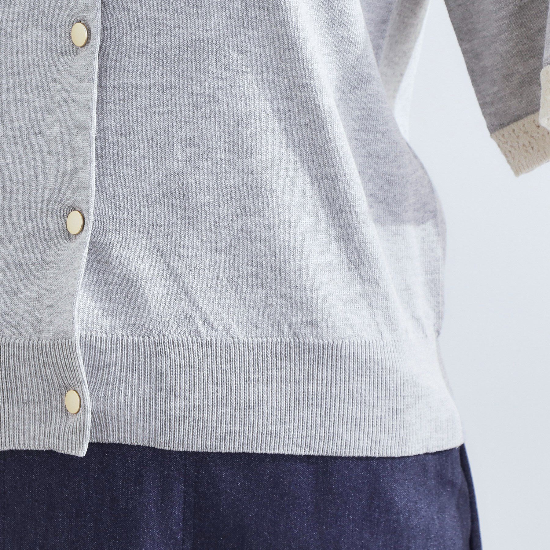 grove「さらりと心地よい　大人のサマーニットカーディガン」|カーディガン|