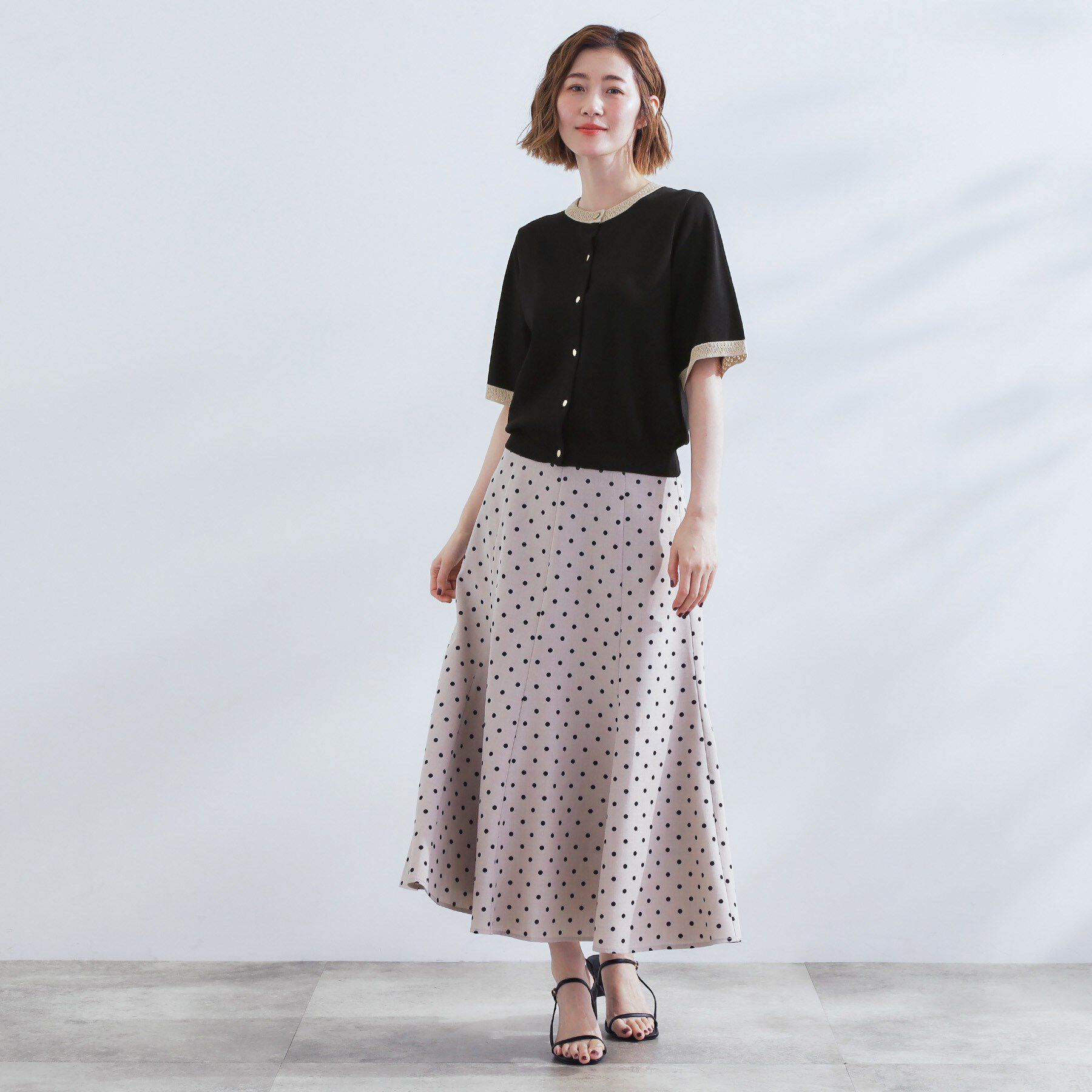 grove「さらりと心地よい　大人のサマーニットカーディガン」|カーディガン|