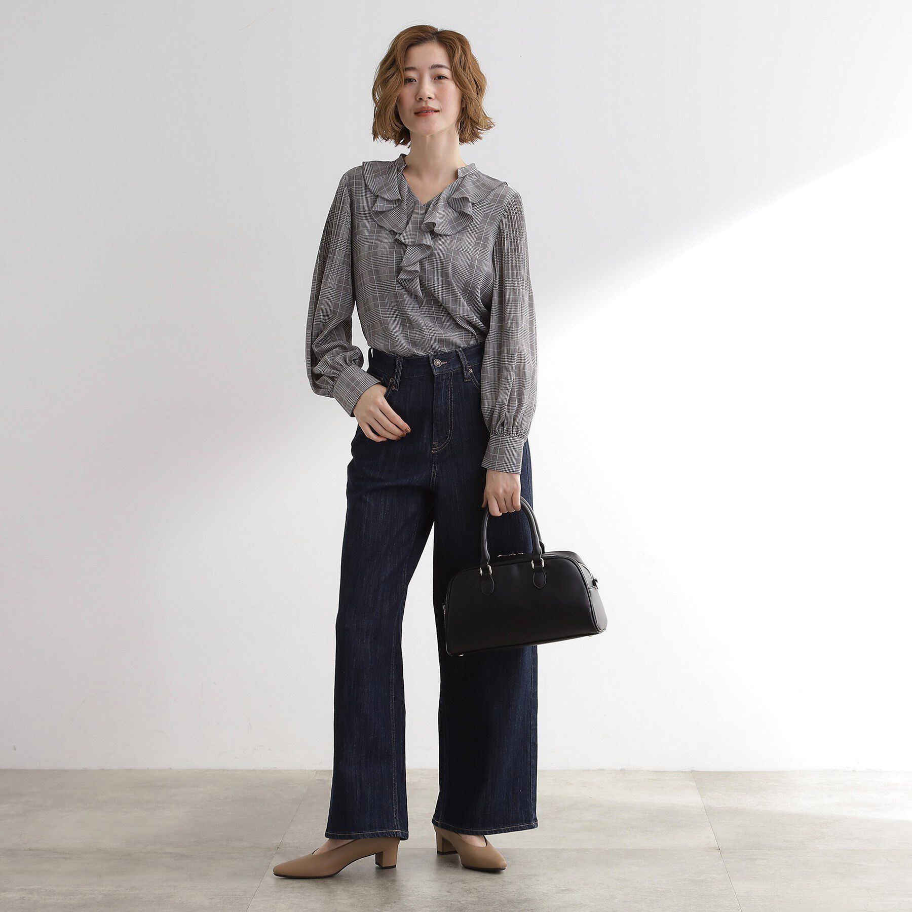 grove「スクエアシック2WAYボストン」|ボストンバッグ|