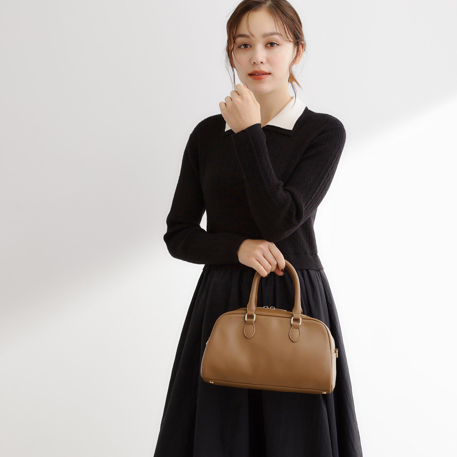 grove「スクエアシック2WAYボストン」|ボストンバッグ|