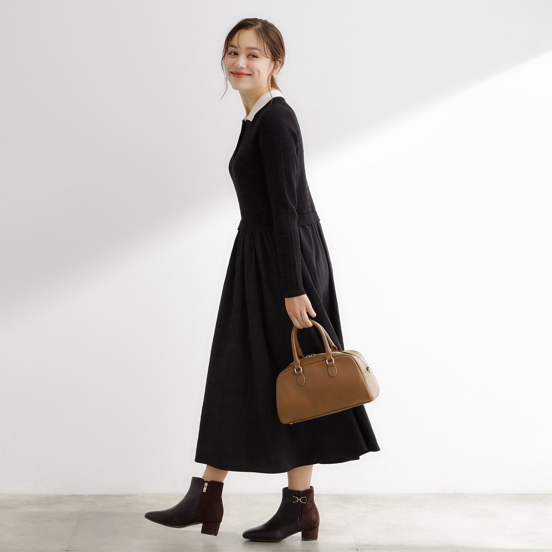 grove「スクエアシック2WAYボストン」|ボストンバッグ|