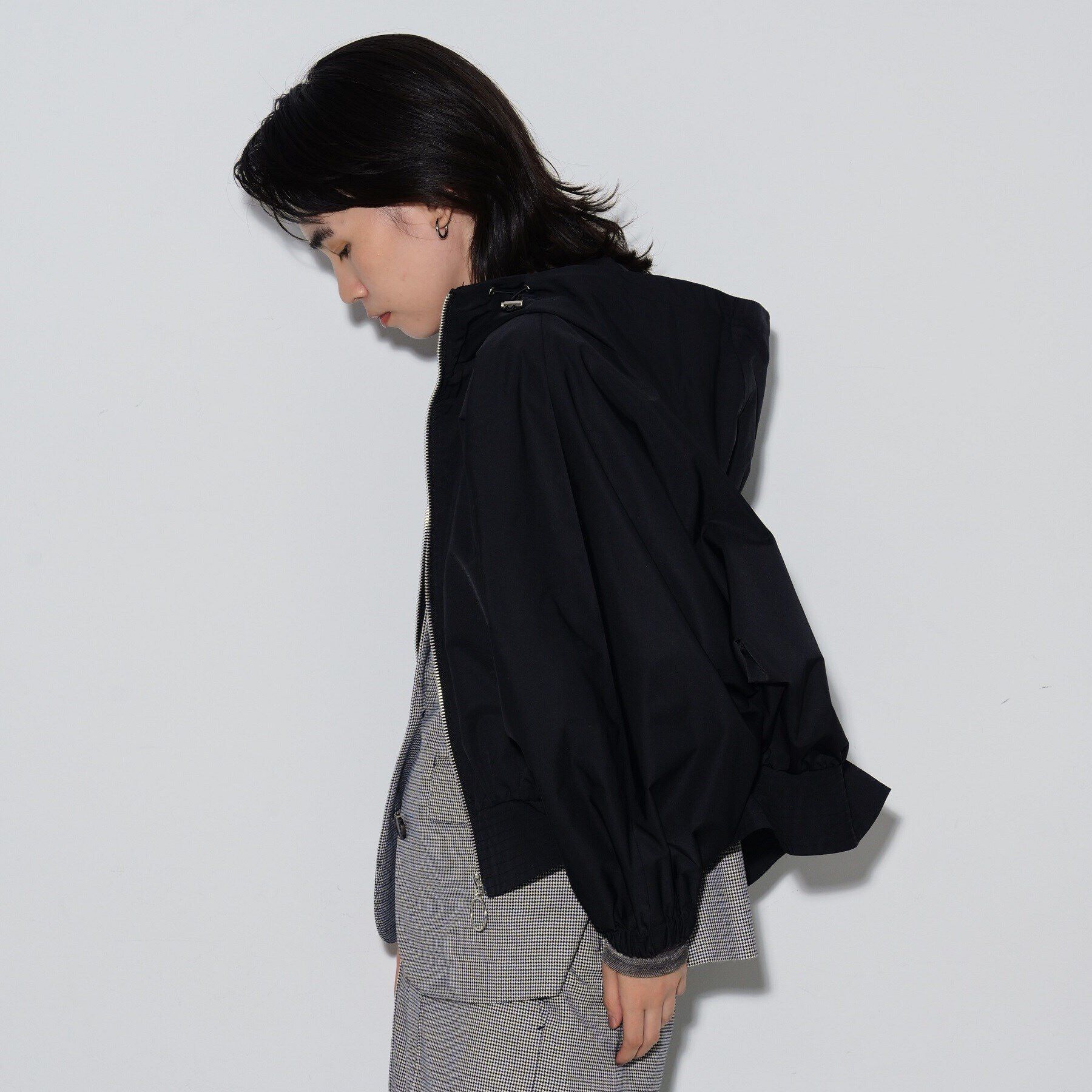 GALLEST「ドルマンスリーブフーディブルゾン」|ブルゾン・スタジャン|