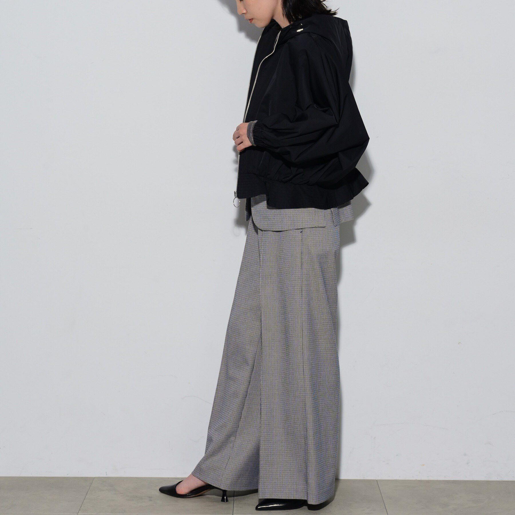 GALLEST「ドルマンスリーブフーディブルゾン」|ブルゾン・スタジャン|