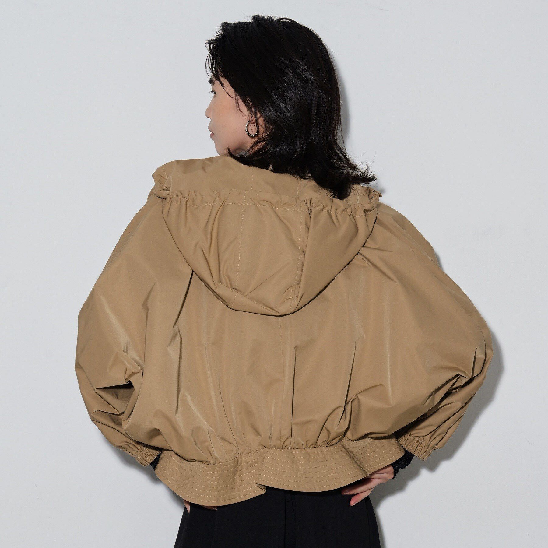 GALLEST「ドルマンスリーブフーディブルゾン」|ブルゾン・スタジャン|