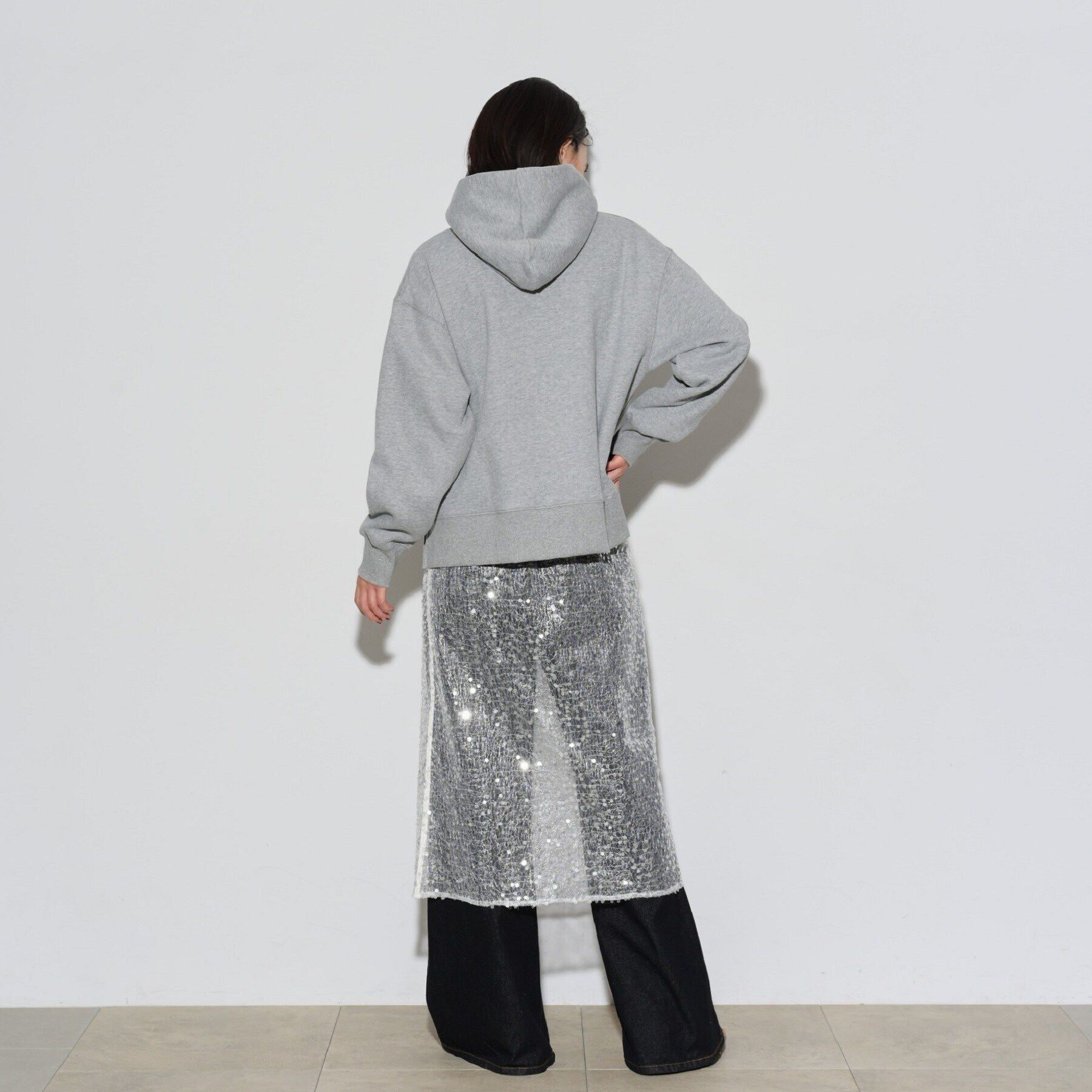 GALLEST「スパンコールレイヤードスカート」|スカート|