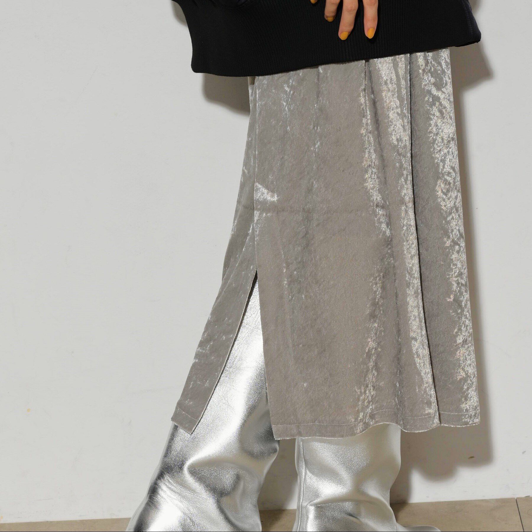 GALLEST「スパンコールレイヤードスカート」|スカート|