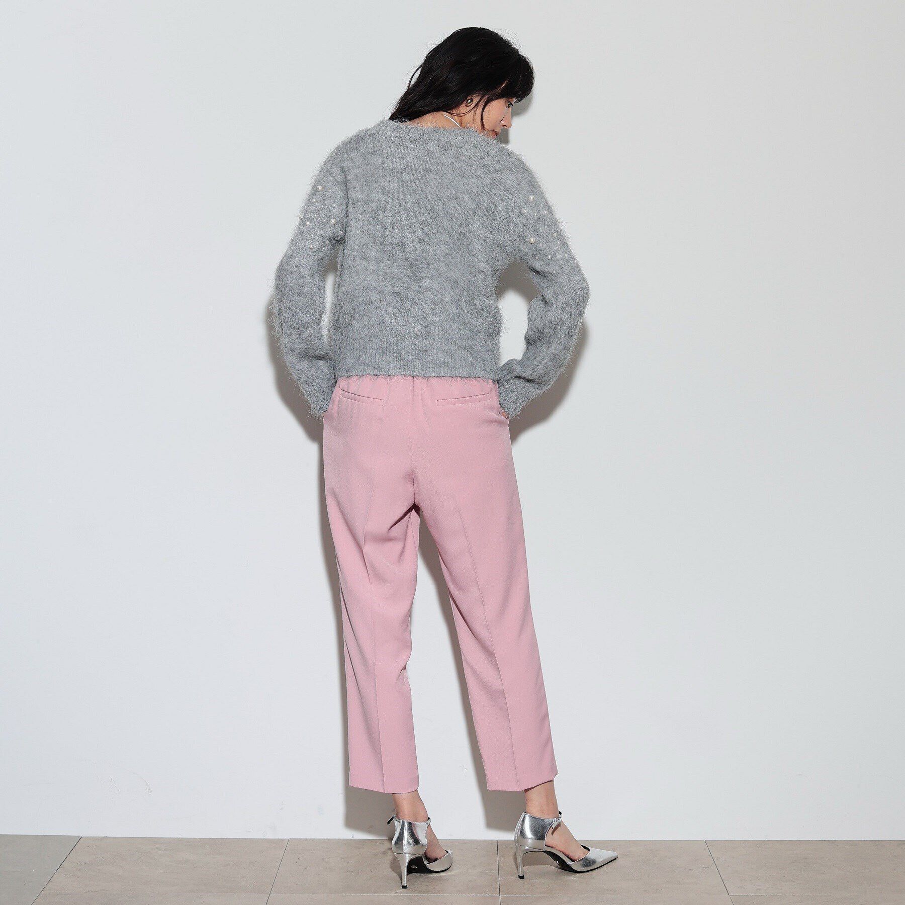 GALLEST「クルーネックパール調ニット」|ニット・セーター|