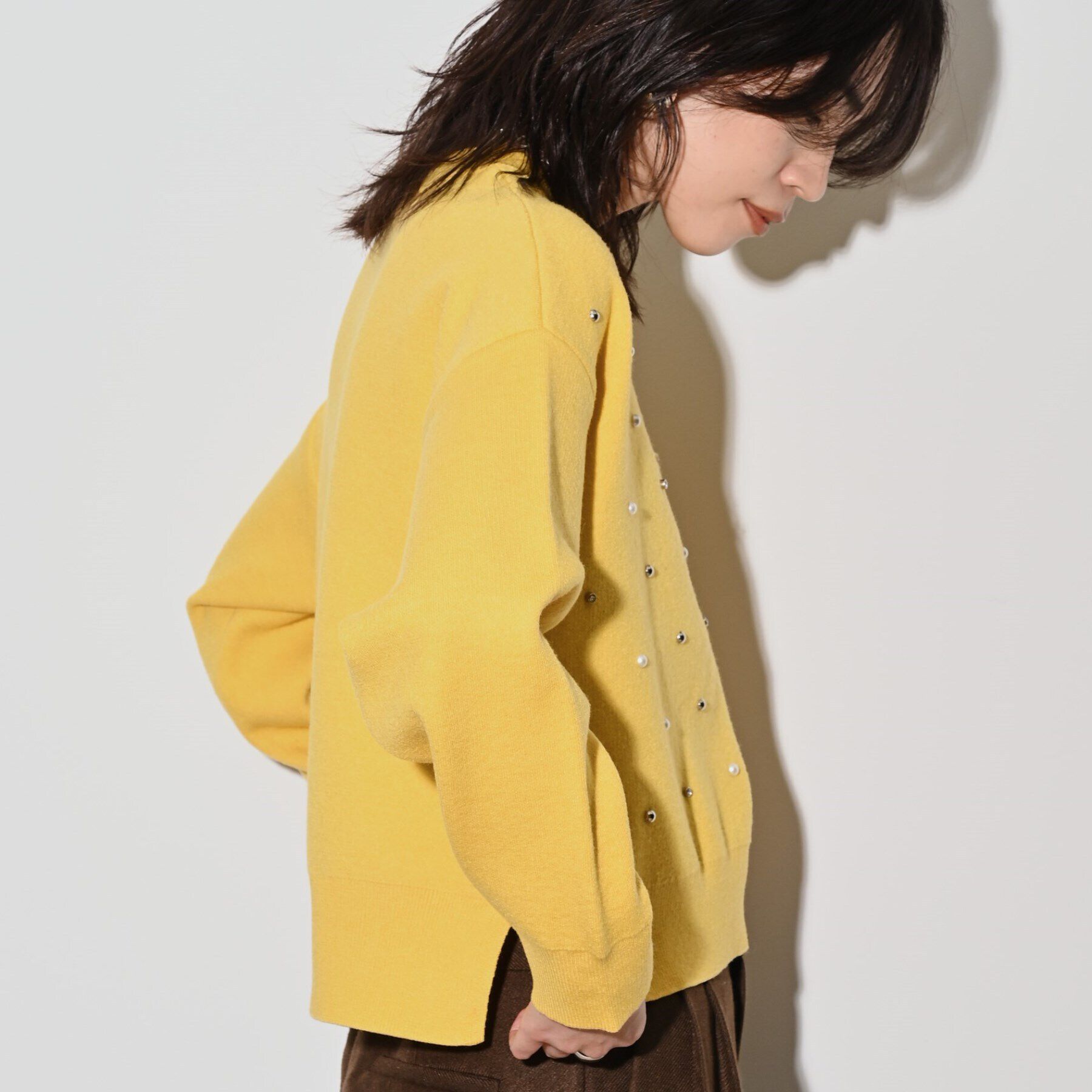 GALLEST「MIXビジューニット」|ニット・セーター|