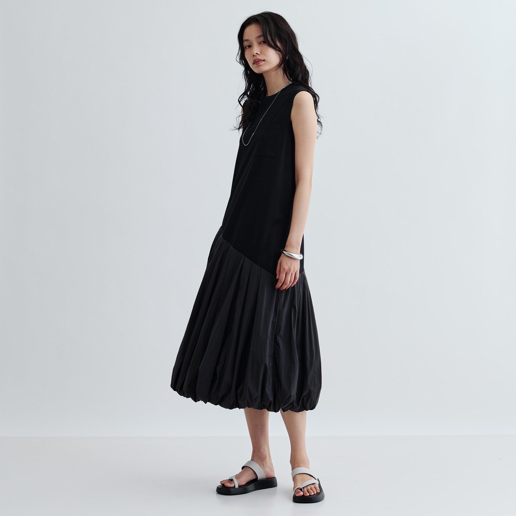 GALLEST「バルーン切替ワンピース」|ワンピース|