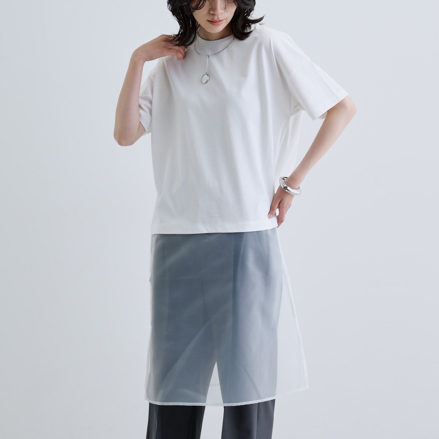 GALLEST「シアードッキングTシャツ」|Tシャツ・カットソー|