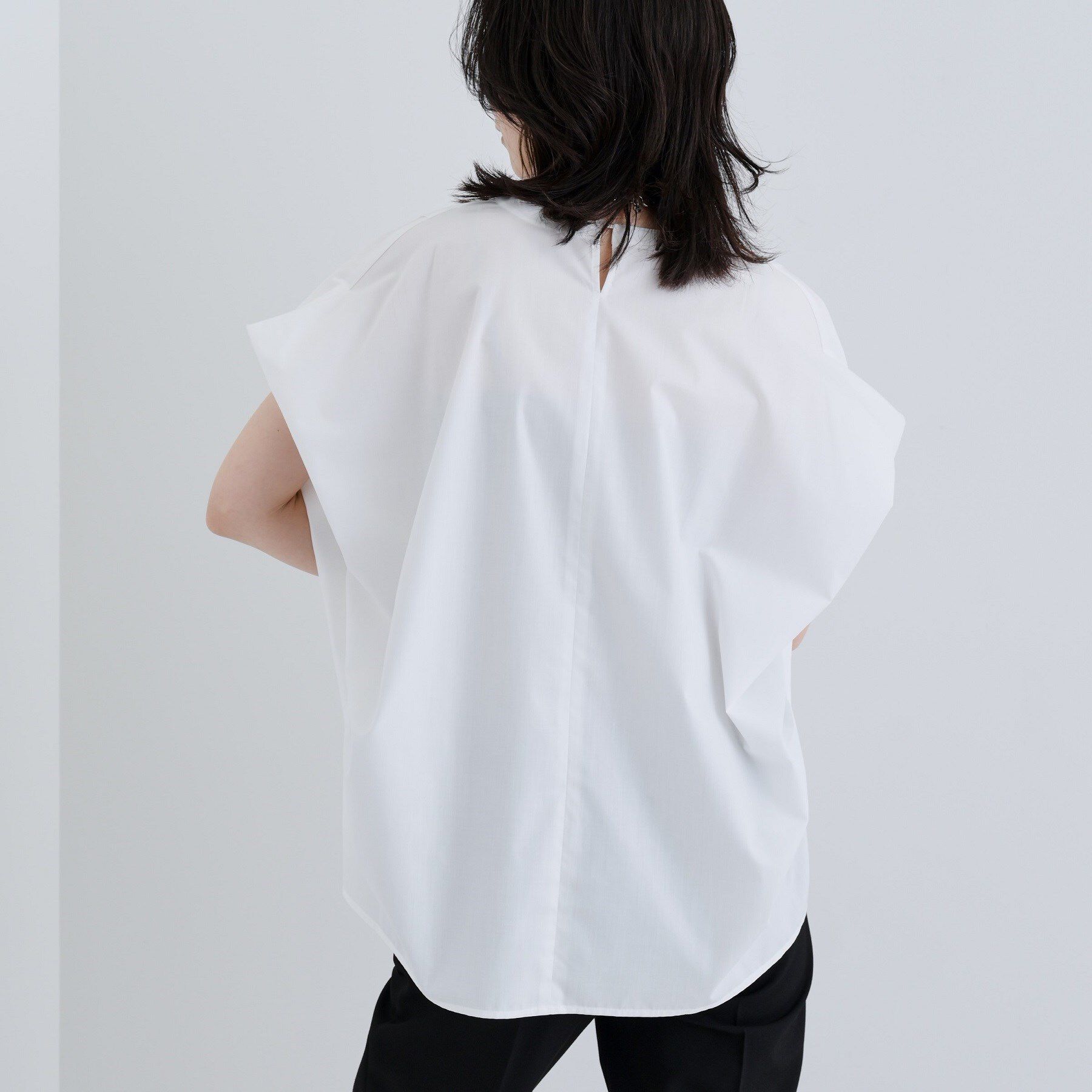 GALLEST「スリーブレスタックブラウス」|シャツ・ブラウス|