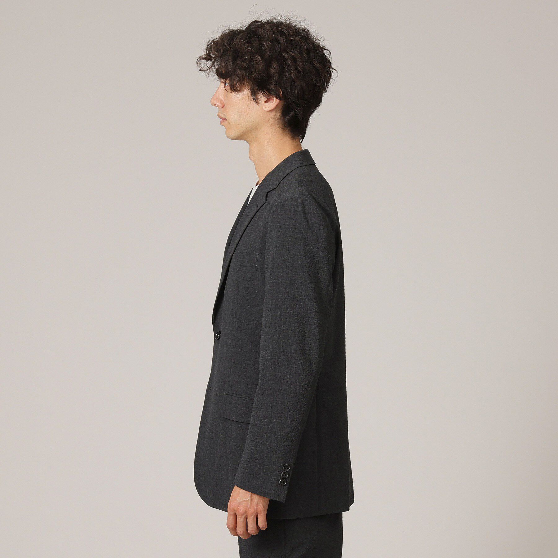 TAKEO KIKUCHI「オータム サッカー ジャケット」|テーラードジャケット|