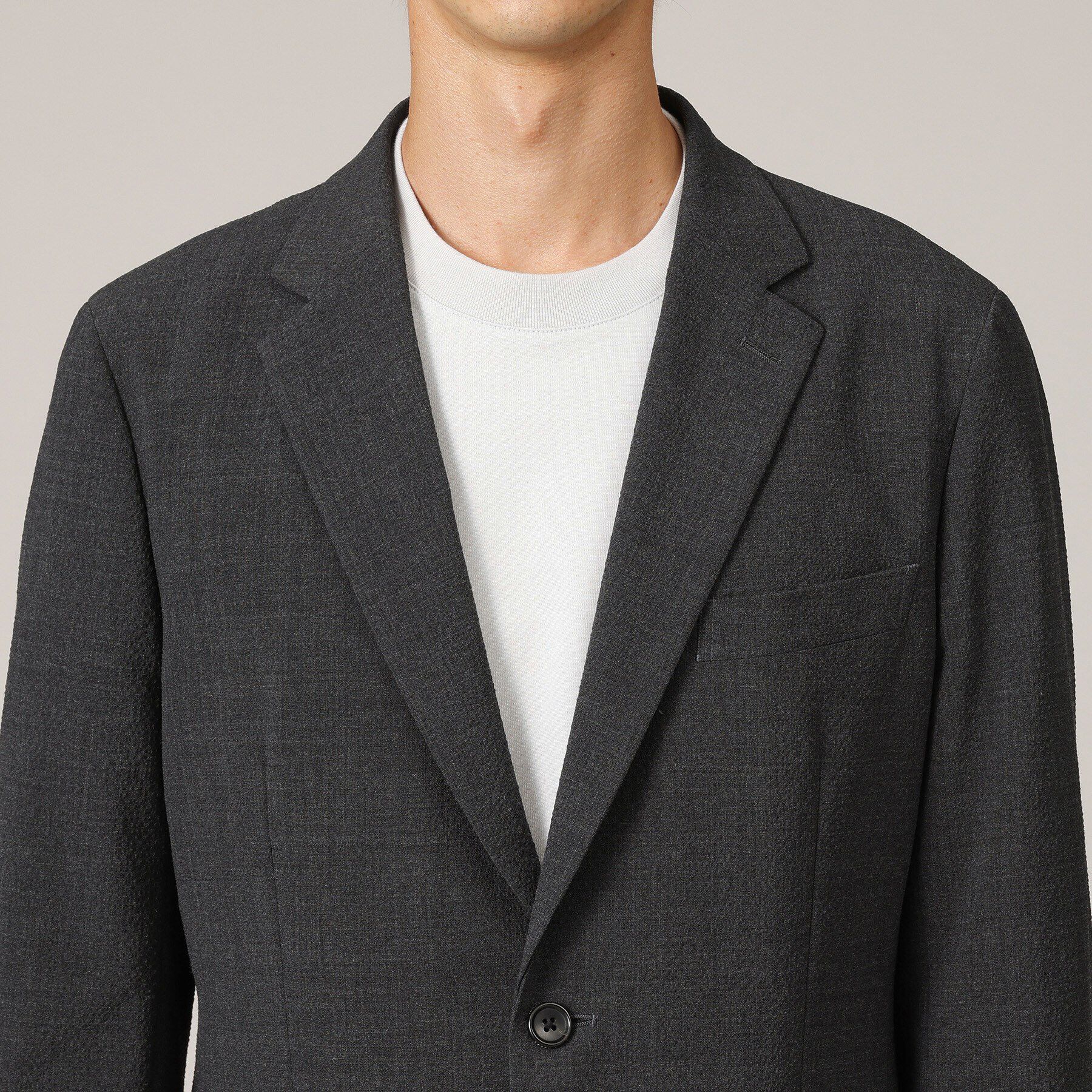 TAKEO KIKUCHI「オータム サッカー ジャケット」|テーラードジャケット|