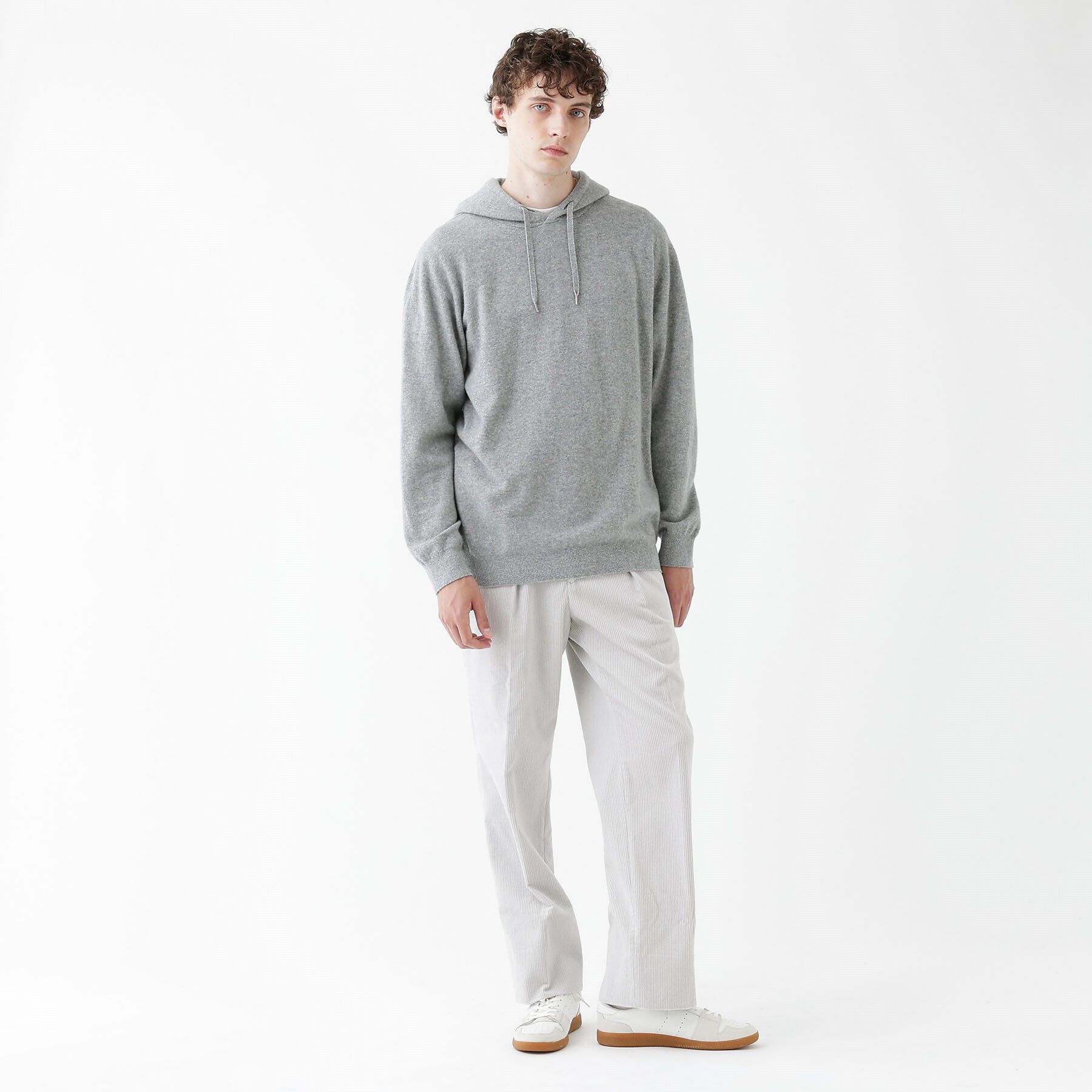 TAKEO KIKUCHI「【THE FLAGSHIP】ウルグアイメリノ ニット フーディ」|パーカー|