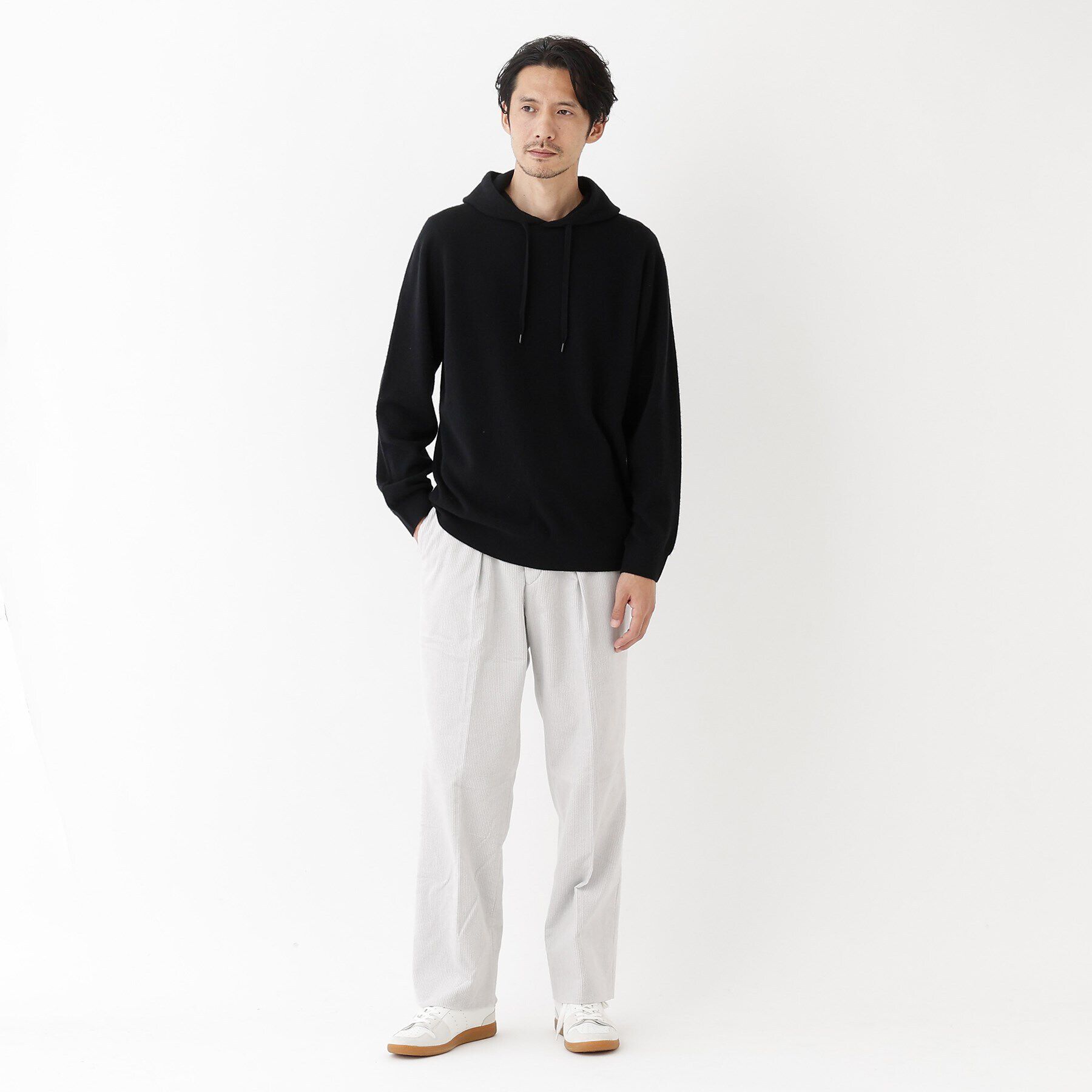 TAKEO KIKUCHI「【THE FLAGSHIP】ウルグアイメリノ ニット フーディ」|パーカー|