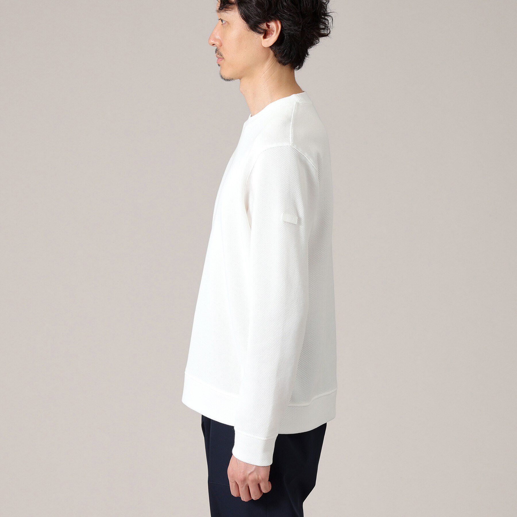 TAKEO KIKUCHI「【尾州織】クルーネック カットソー」|Tシャツ・カットソー|