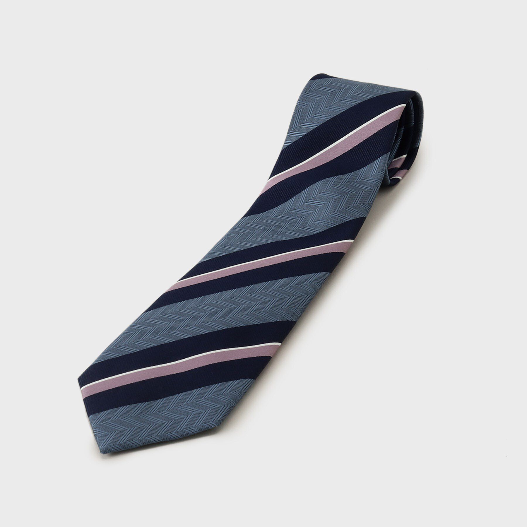 TAKEO KIKUCHI「【THE FLAGSHIP】矢羽根文様（やばねもん）ストライプ ネクタイ」|ネクタイ・蝶ネクタイ|