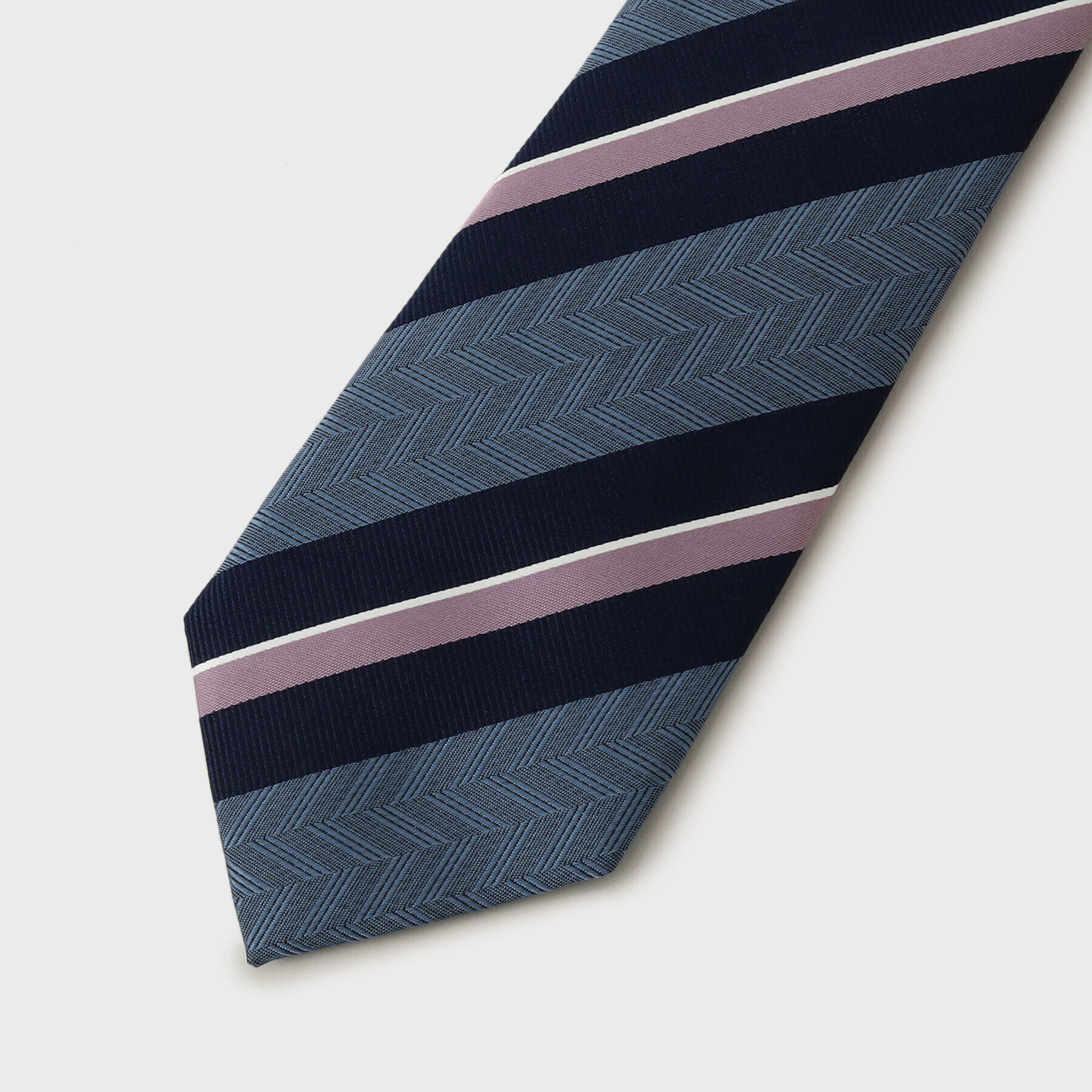 TAKEO KIKUCHI「【THE FLAGSHIP】矢羽根文様（やばねもん）ストライプ ネクタイ」|ネクタイ・蝶ネクタイ|