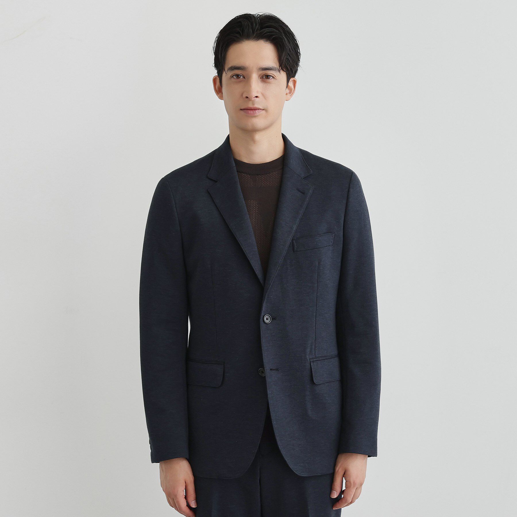 TAKEO KIKUCHI「【None Of Stress】アクティブジャージ 千鳥 ジャケット」|テーラードジャケット|