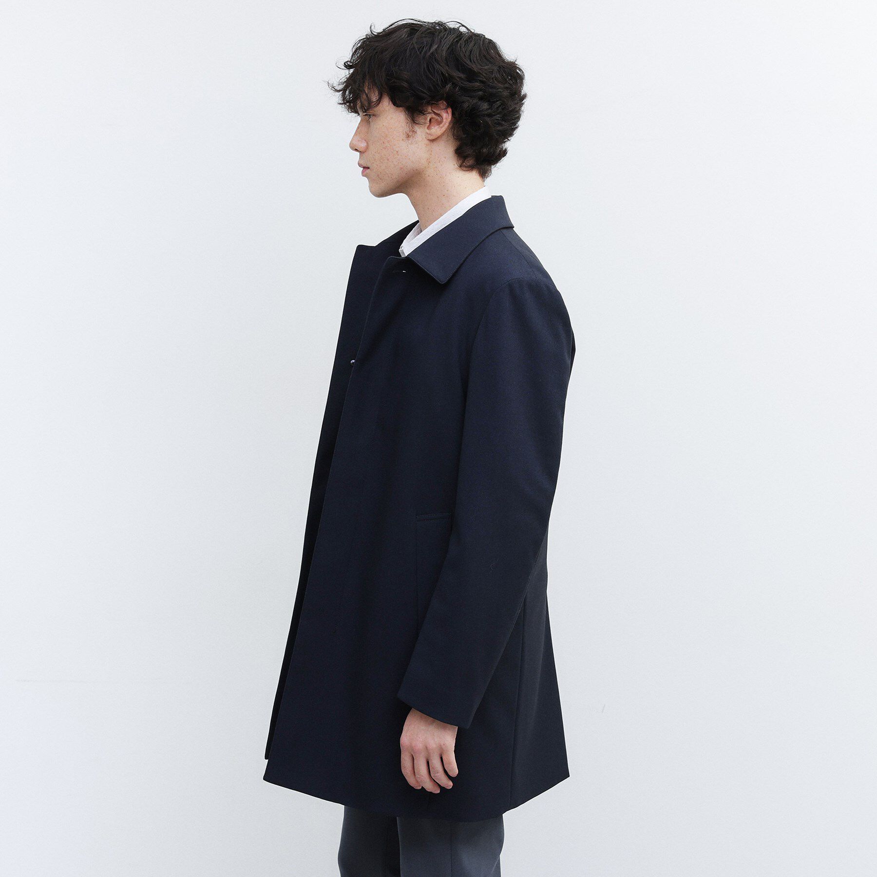 TAKEO KIKUCHI「【ダウンライナー付き】メランジ ステンカラー コート」|ステンカラーコート|