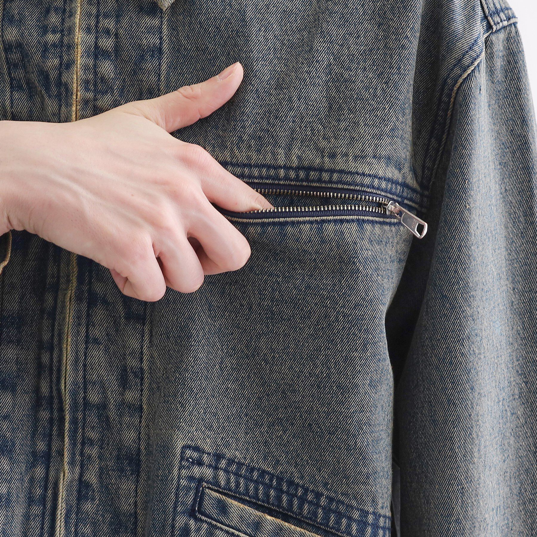 tk.TAKEO KIKUCHI「デニムブルゾン」|デニムジャケット|