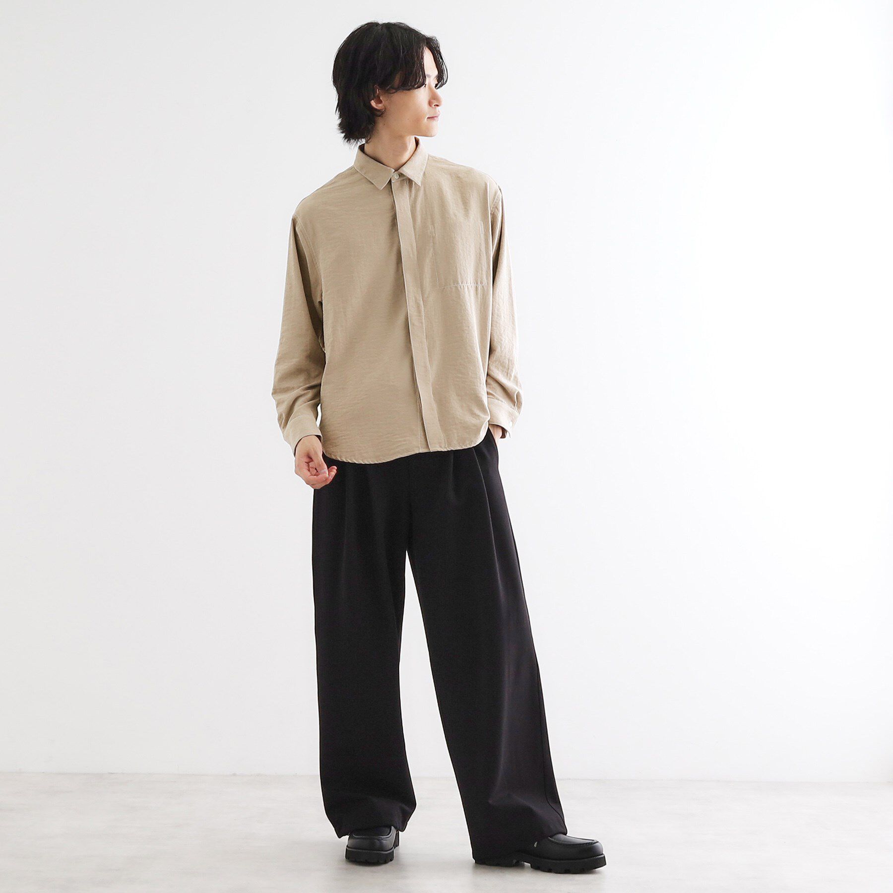 tk.TAKEO KIKUCHI「ビンテージフィブリルライクシャツ」|シャツ・ブラウス|