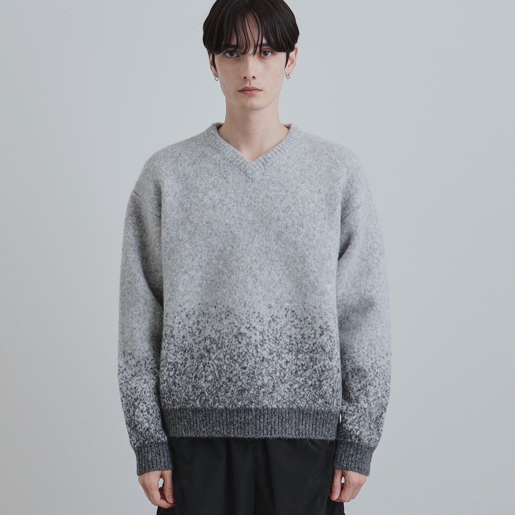 tk.TAKEO KIKUCHI「ミスティーシャギーVネックニット」|ニット・セーター|