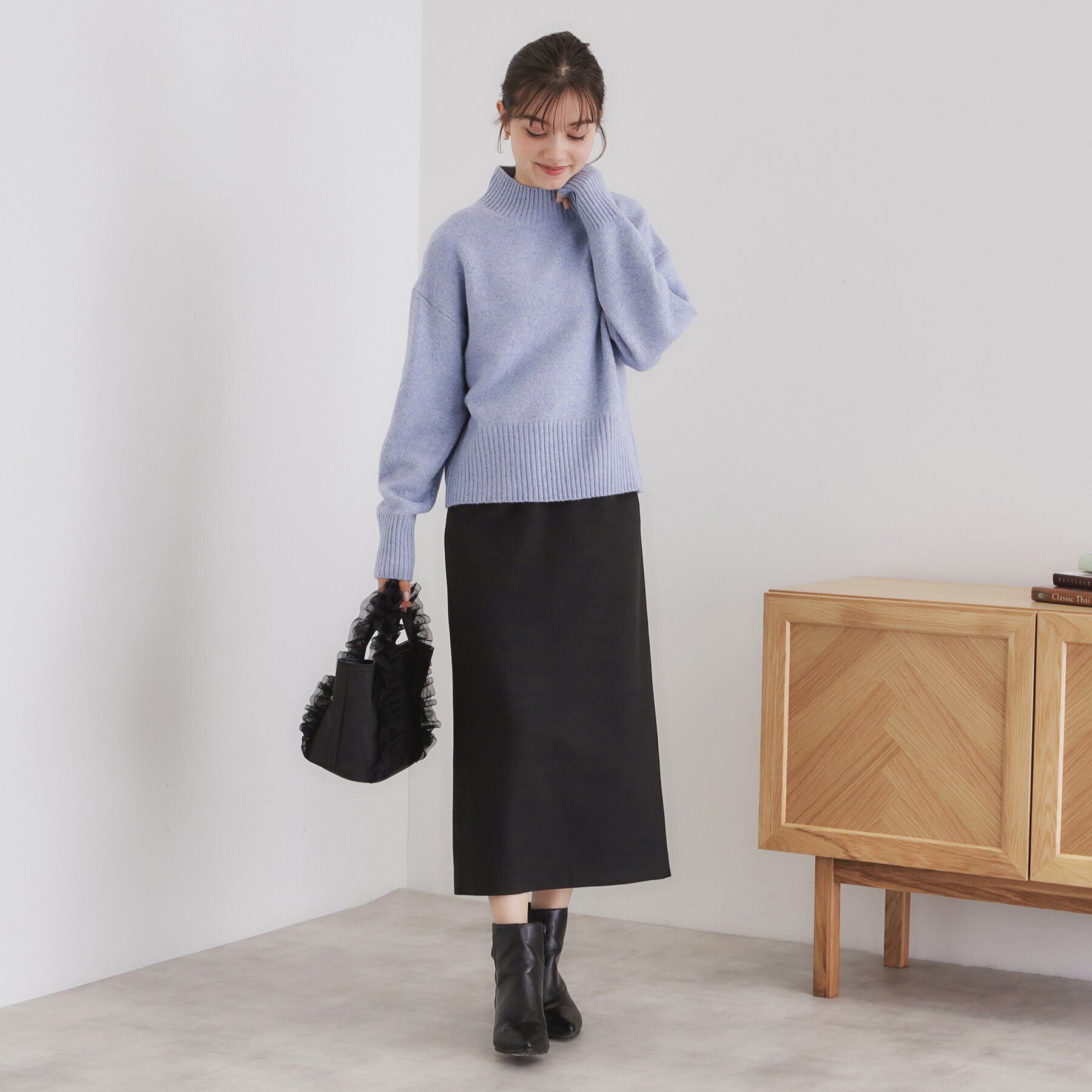 index「《5color/S-LLsize》ミックスカラーラメハイネックニット【洗濯機洗い可】」|ニット・セーター|