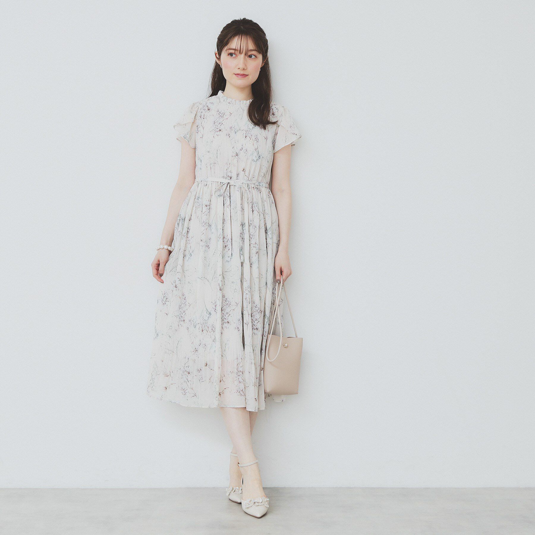 index「マジョリカフレアワンピース【洗濯機洗い可】」|ワンピース|