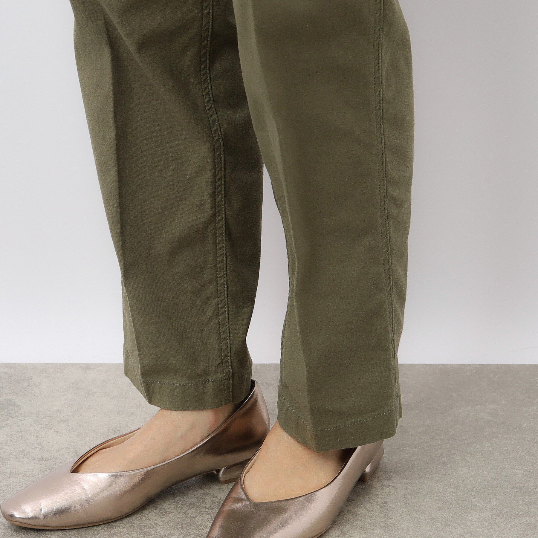 OPAQUE.CLIP「オーガニックコットン混 ベイカーパンツ」|その他|