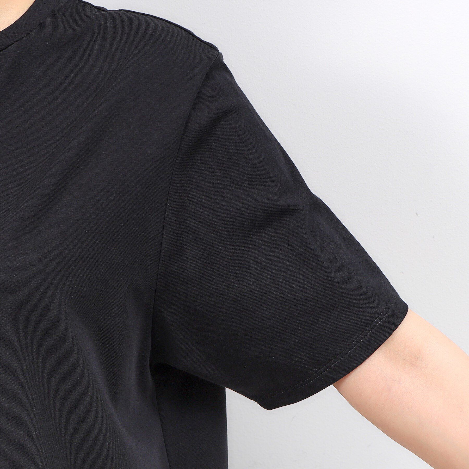 OPAQUE.CLIP「シャーリング切替ドッキングワンピース【洗濯機洗い可】」|ワンピース|