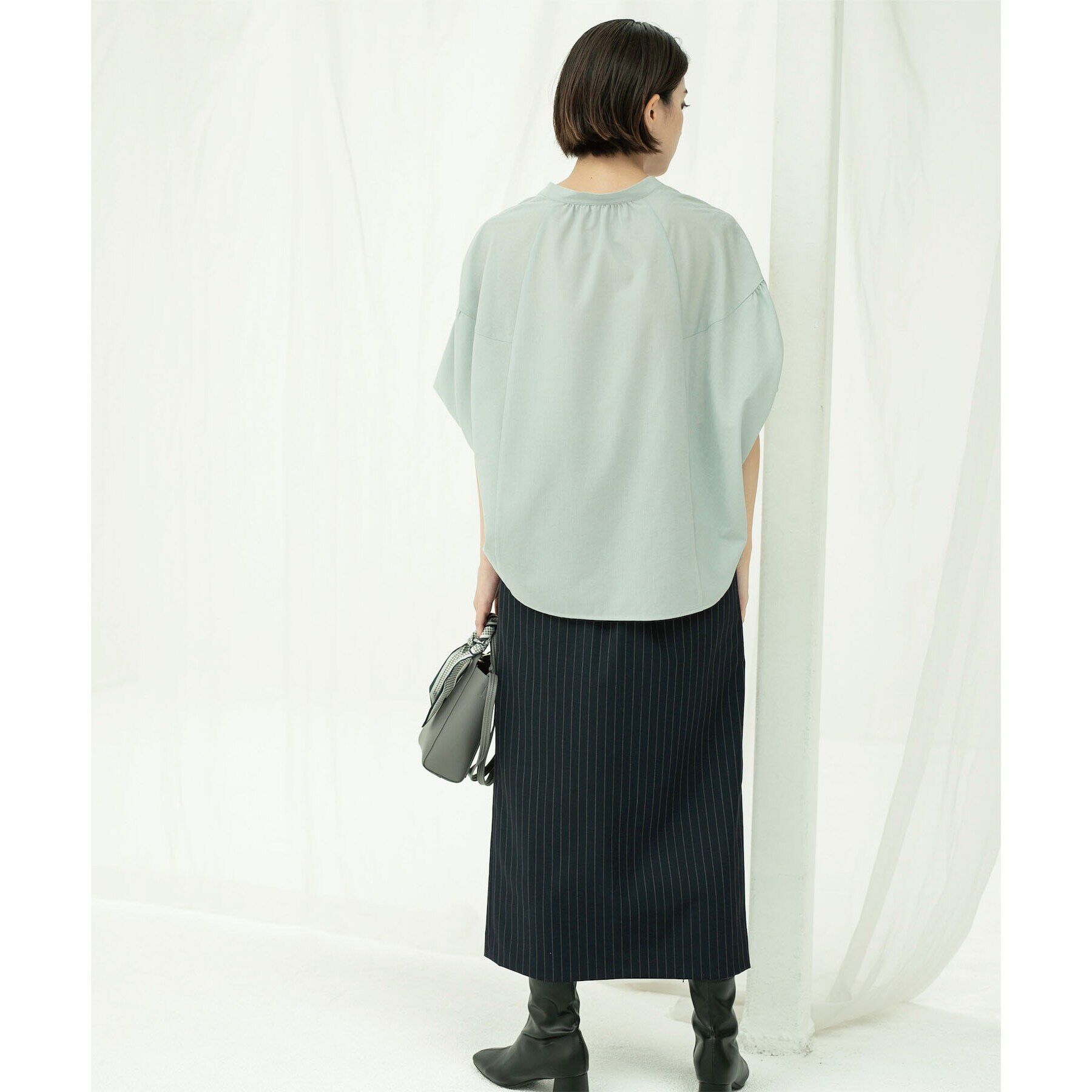 OPAQUE.CLIP「スキッパードルマンブラウス【洗濯機洗い可】」|シャツ・ブラウス|