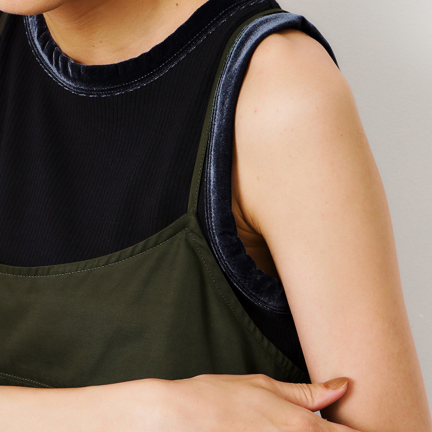 OPAQUE.CLIP「ペプラムキャミブラウス／セットアップ対応【洗濯機洗い可】」|シャツ・ブラウス|