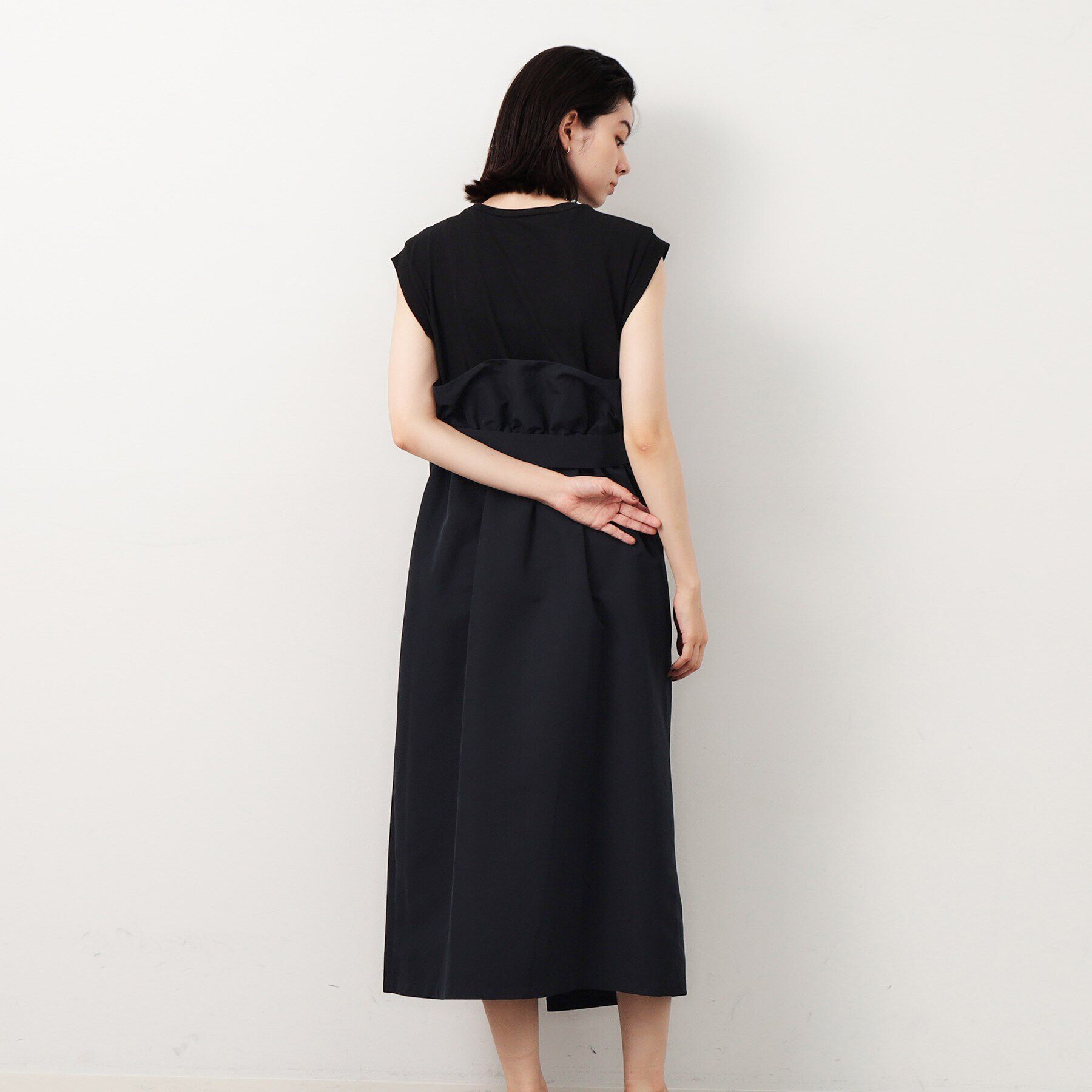 OPAQUE.CLIP「ベアトレンチ風ドッキングワンピース【洗濯機洗い可】」|ワンピース|