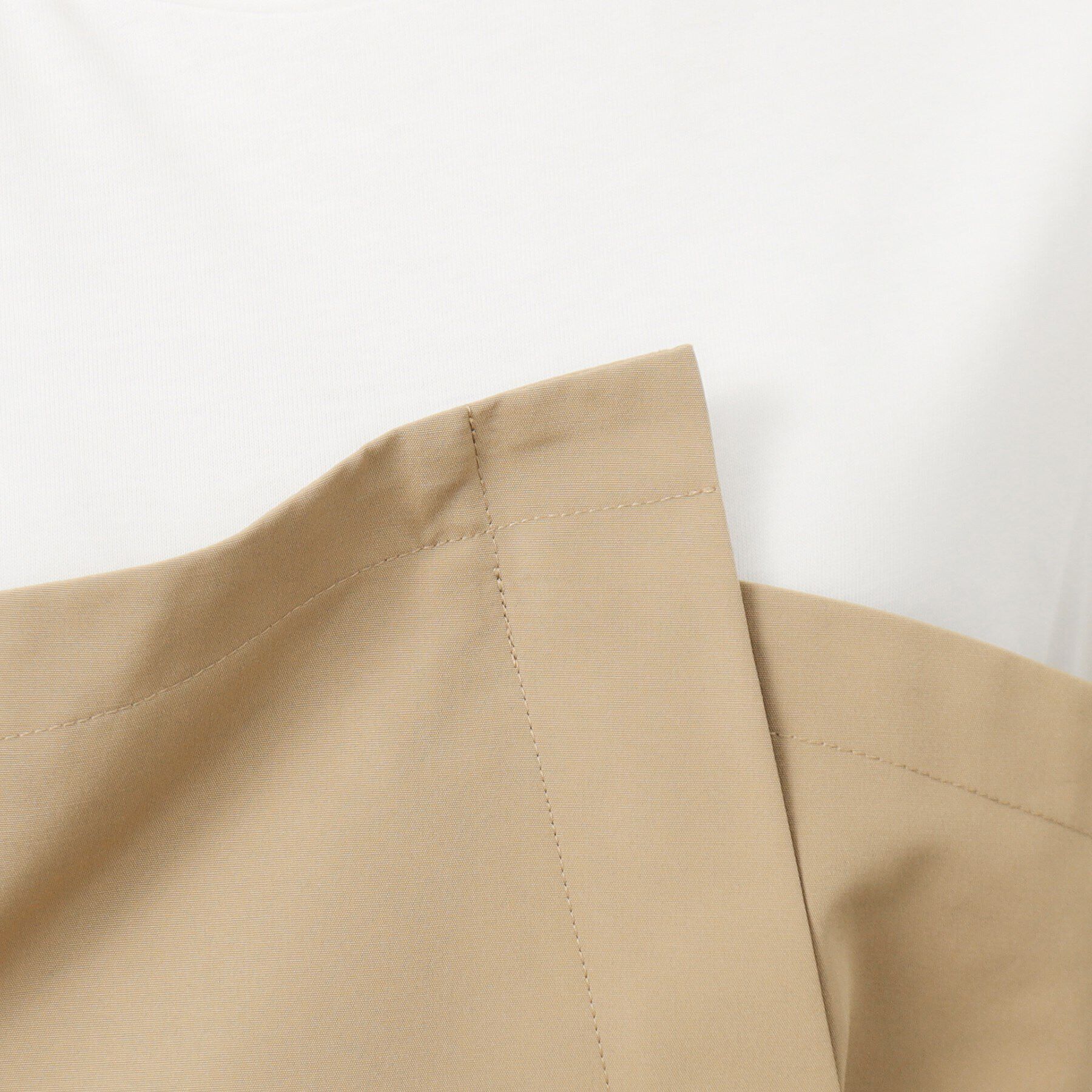 OPAQUE.CLIP「ベアトレンチ風ドッキングワンピース【洗濯機洗い可】」|ワンピース|