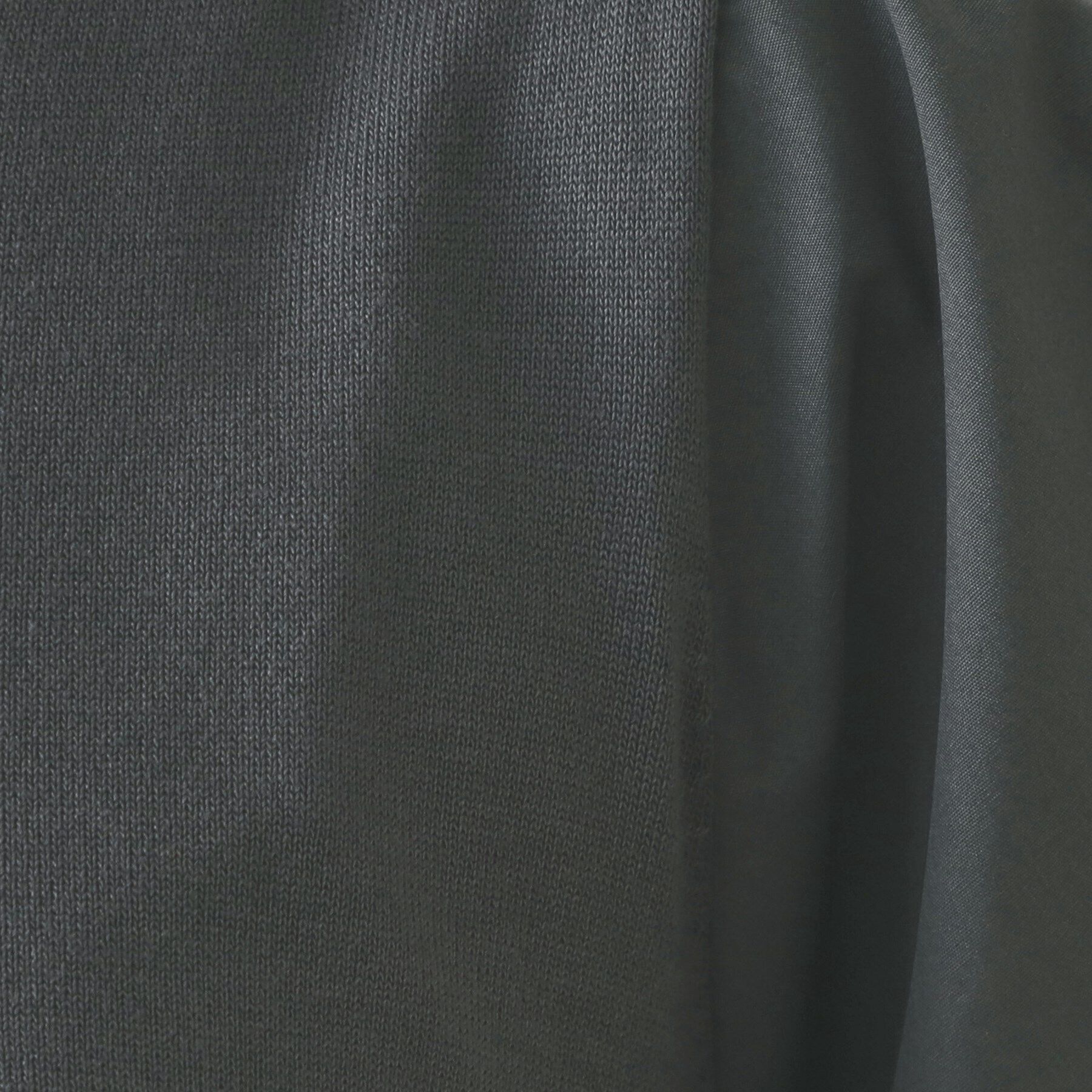 OPAQUE.CLIP「異素材切り替えニットワンピース【洗濯機洗い可】」|ワンピース|