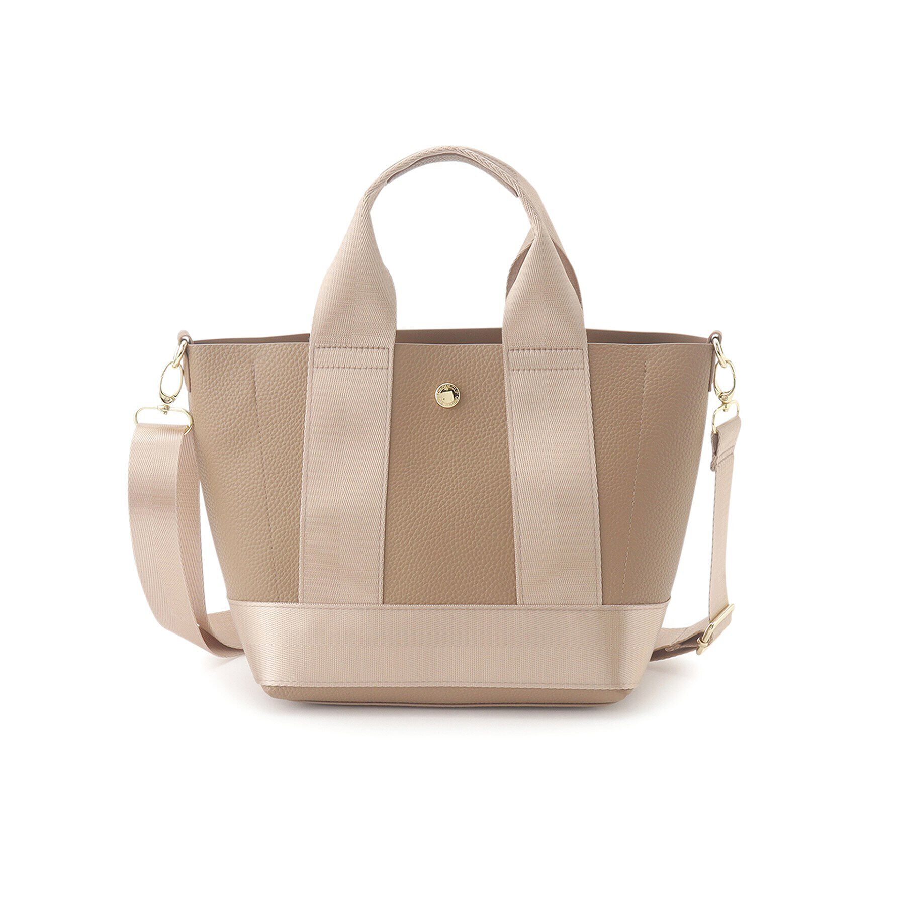 OPAQUE.CLIP「【2WAY】シュリンク合皮コンビミドルショルダーバッグ」|ショルダー・メッセンジャー|