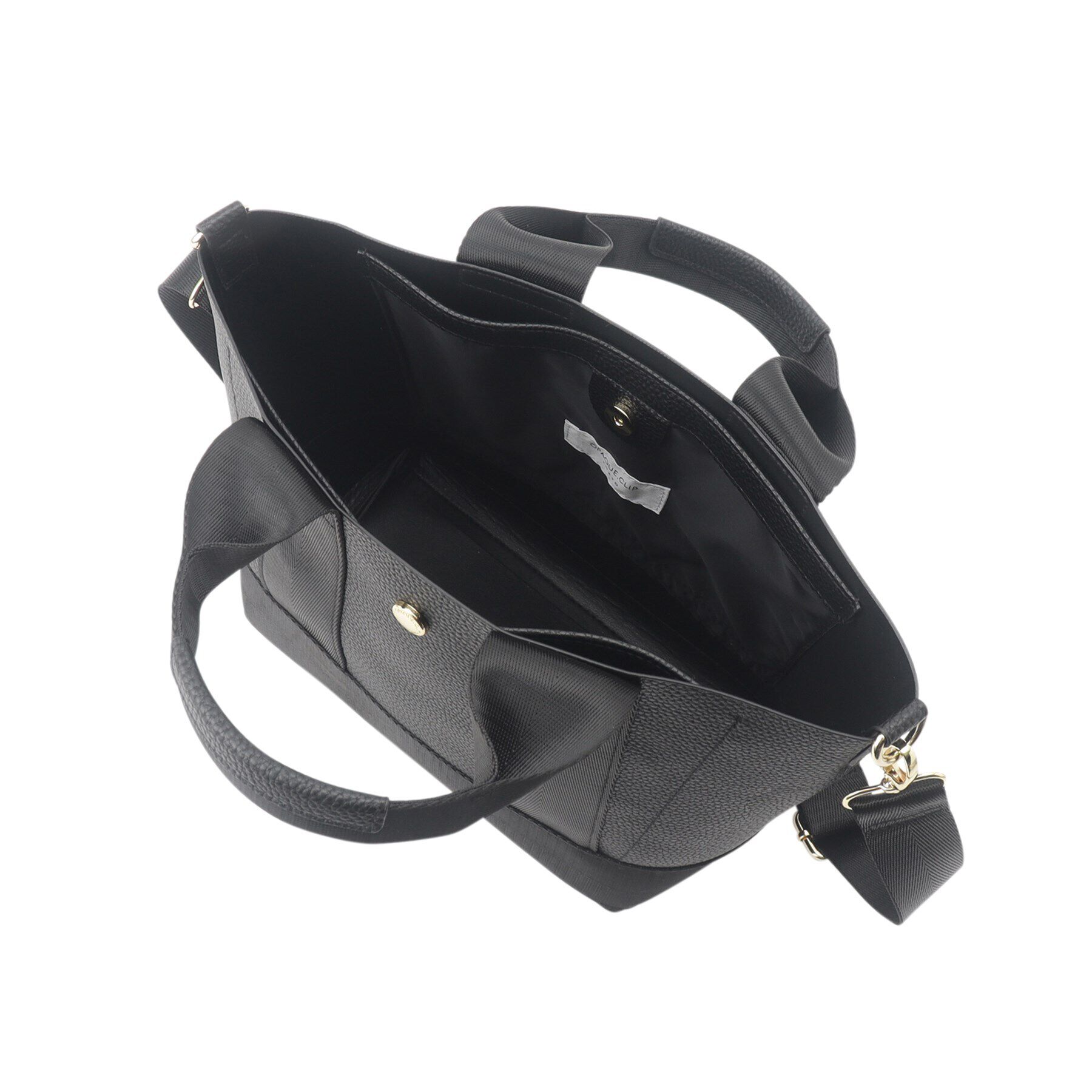 OPAQUE.CLIP「【2WAY】シュリンク合皮コンビミドルショルダーバッグ」|ショルダー・メッセンジャー|