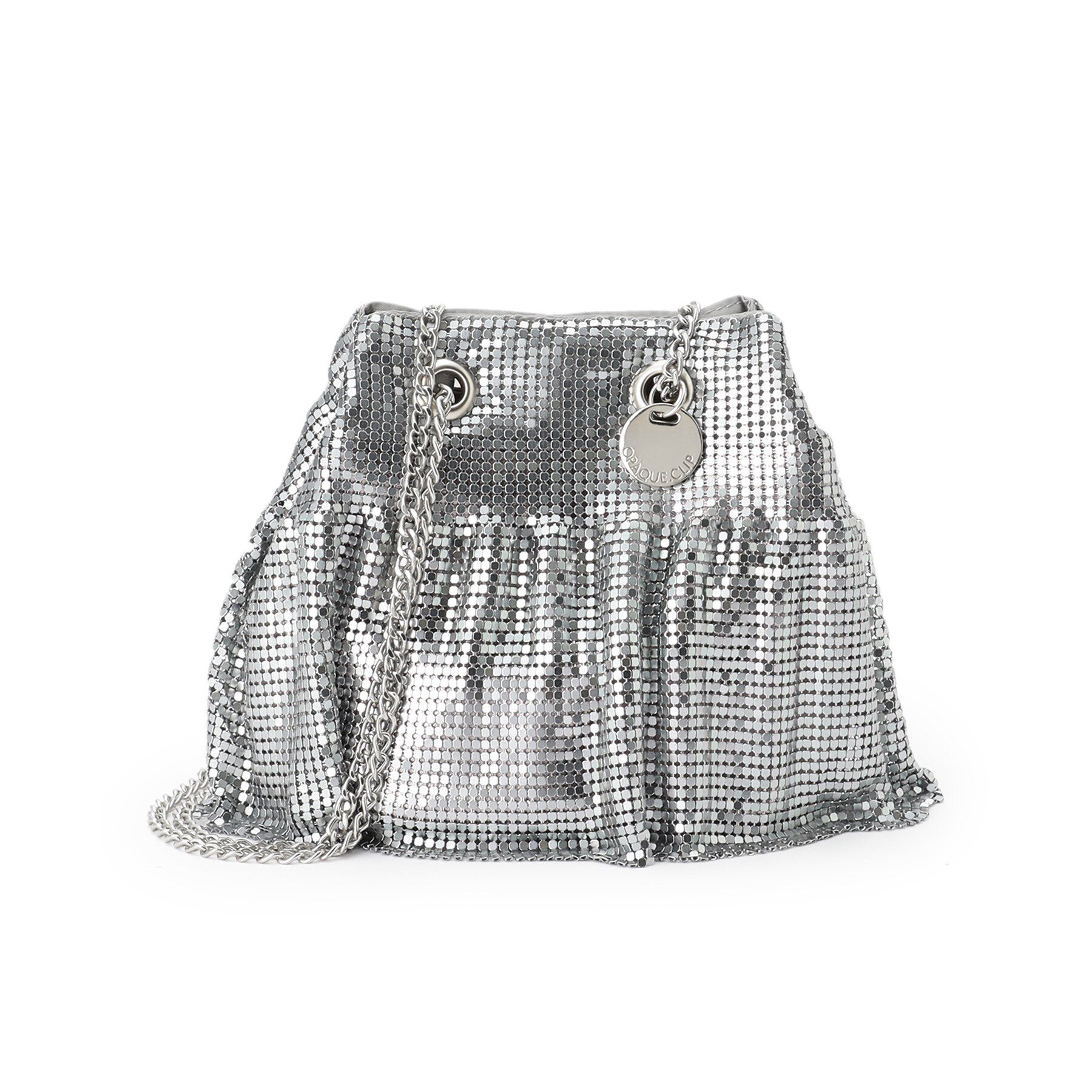 OPAQUE.CLIP「【2WAY】メタルメッシュフリルミニショルダーバッグ」|ショルダー・メッセンジャー|