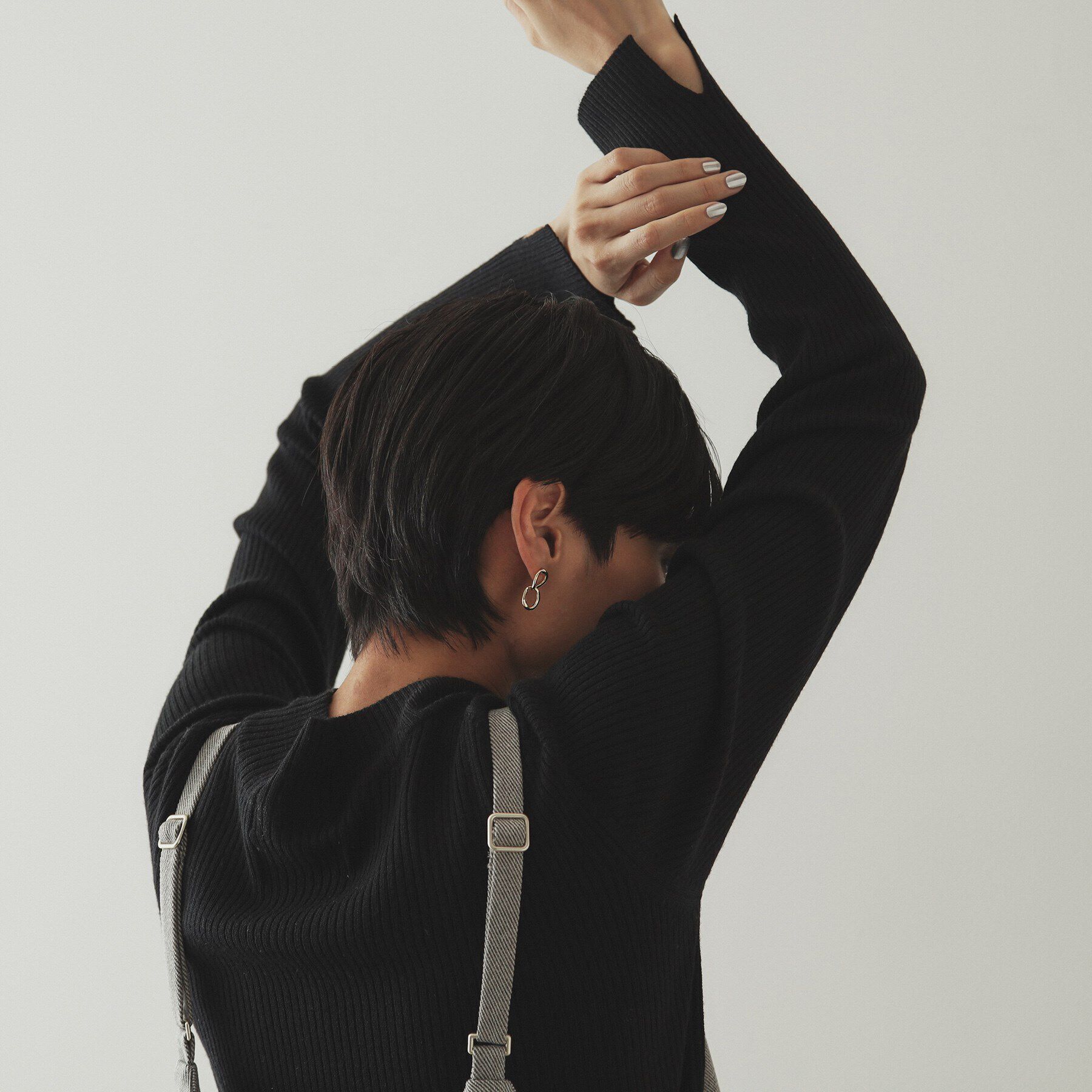 OPAQUE.CLIP「ハイネックリブニット／FILIVIVI・フィルビビ【洗濯機洗い可】」|ニット・セーター|