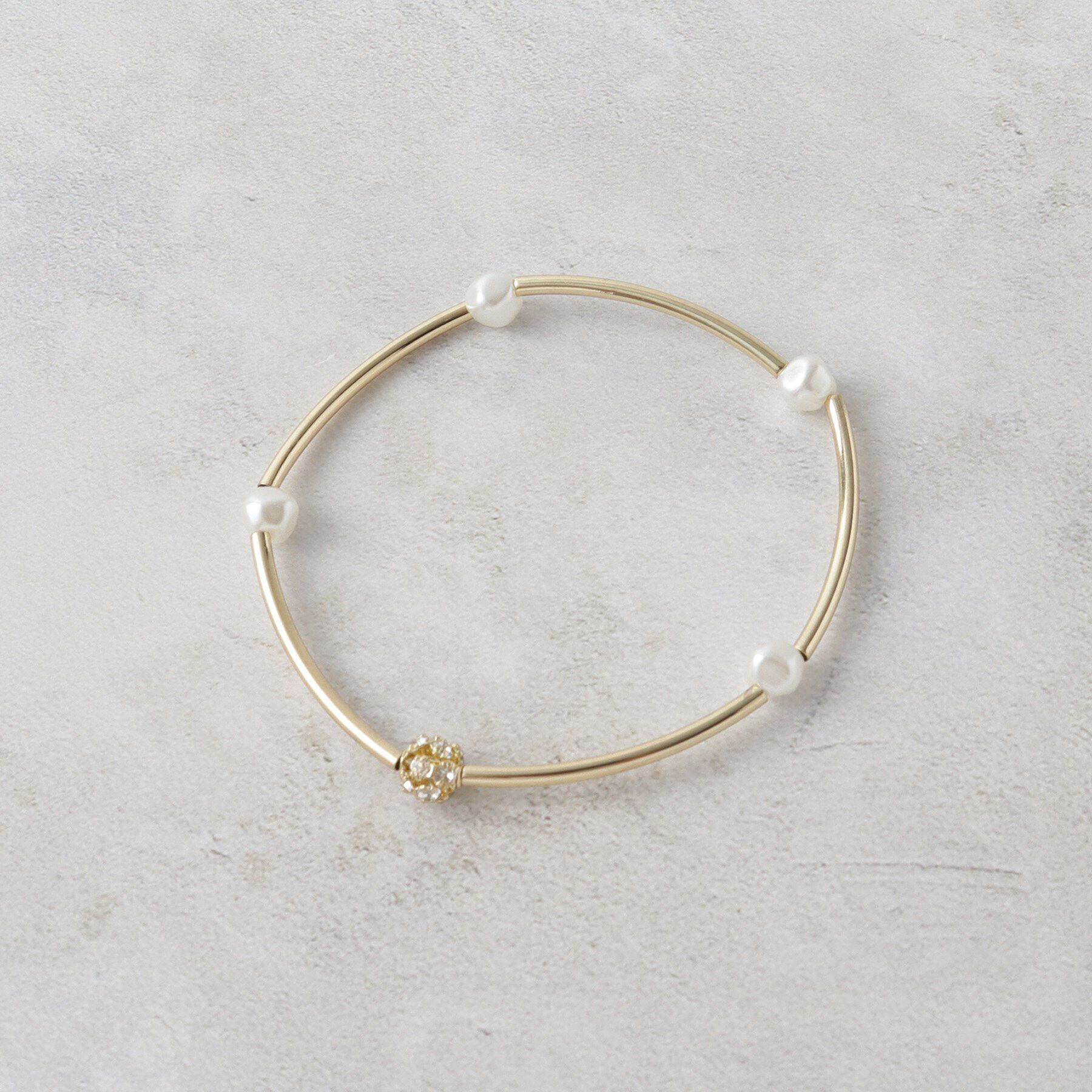 OPAQUE.CLIP「2連フェイクパールブレスレット」|ブレスレット・バングル|