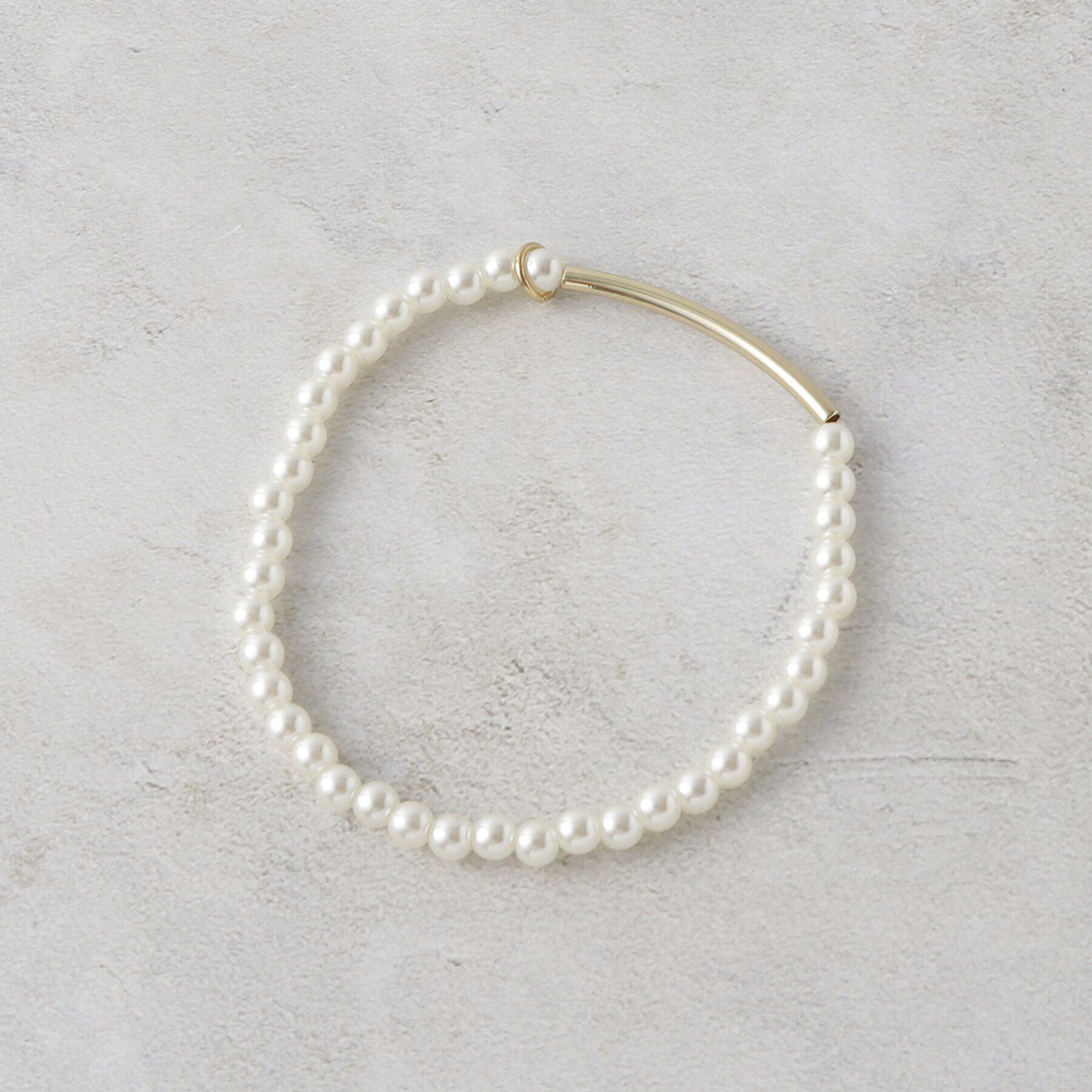 OPAQUE.CLIP「2連フェイクパールブレスレット」|ブレスレット・バングル|