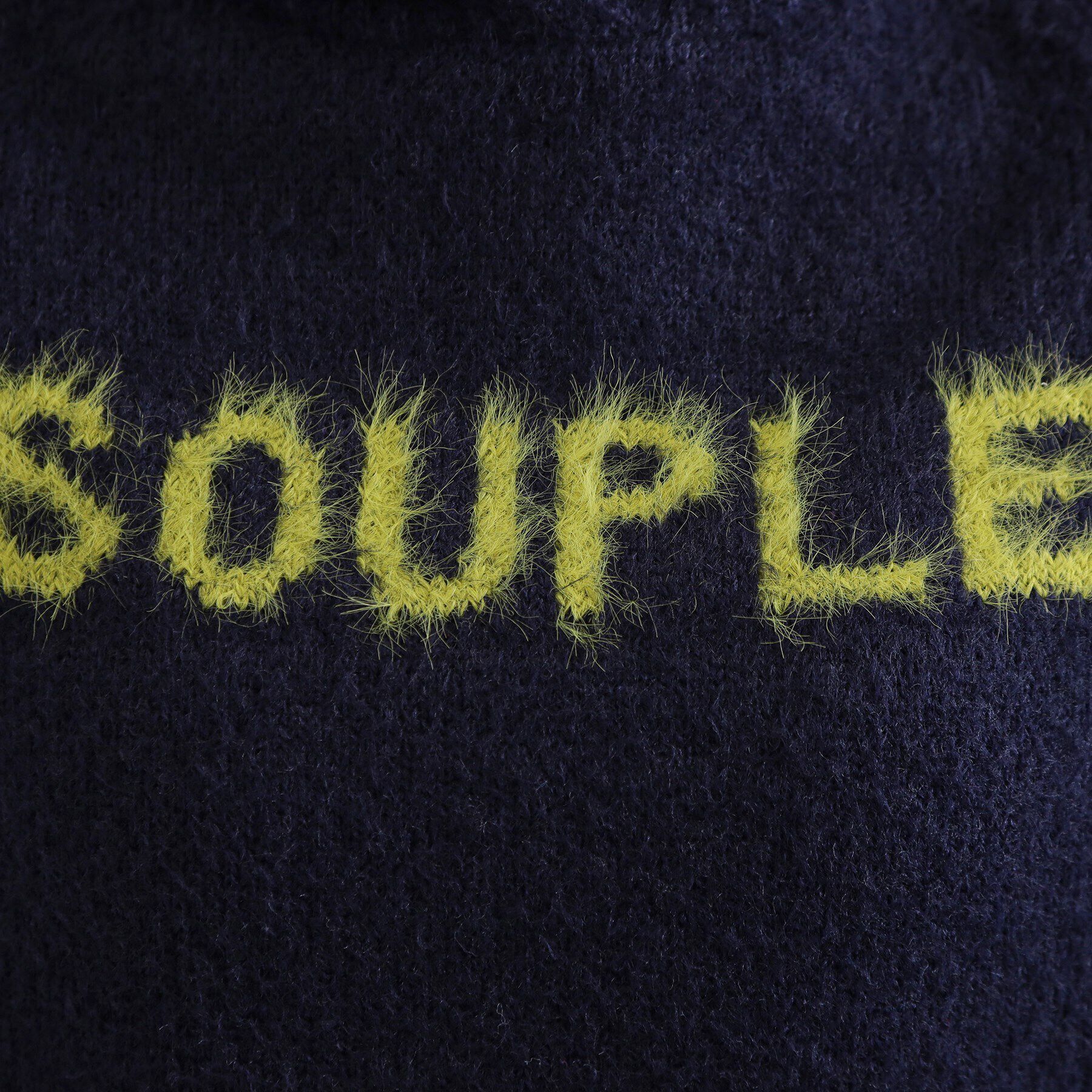 OPAQUE.CLIP「フェザーロゴフーディニット【洗濯機洗い可】」|ニット・セーター|