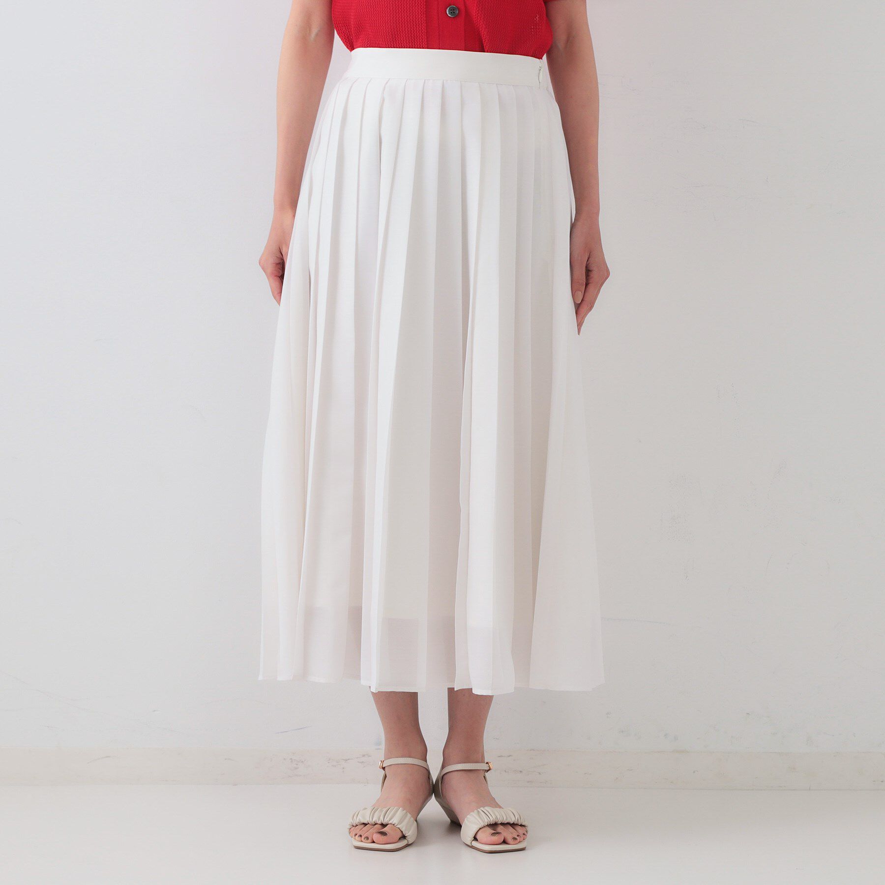 OPAQUE.CLIP「シアープリーツスカート【洗濯機洗い可】」|スカート|