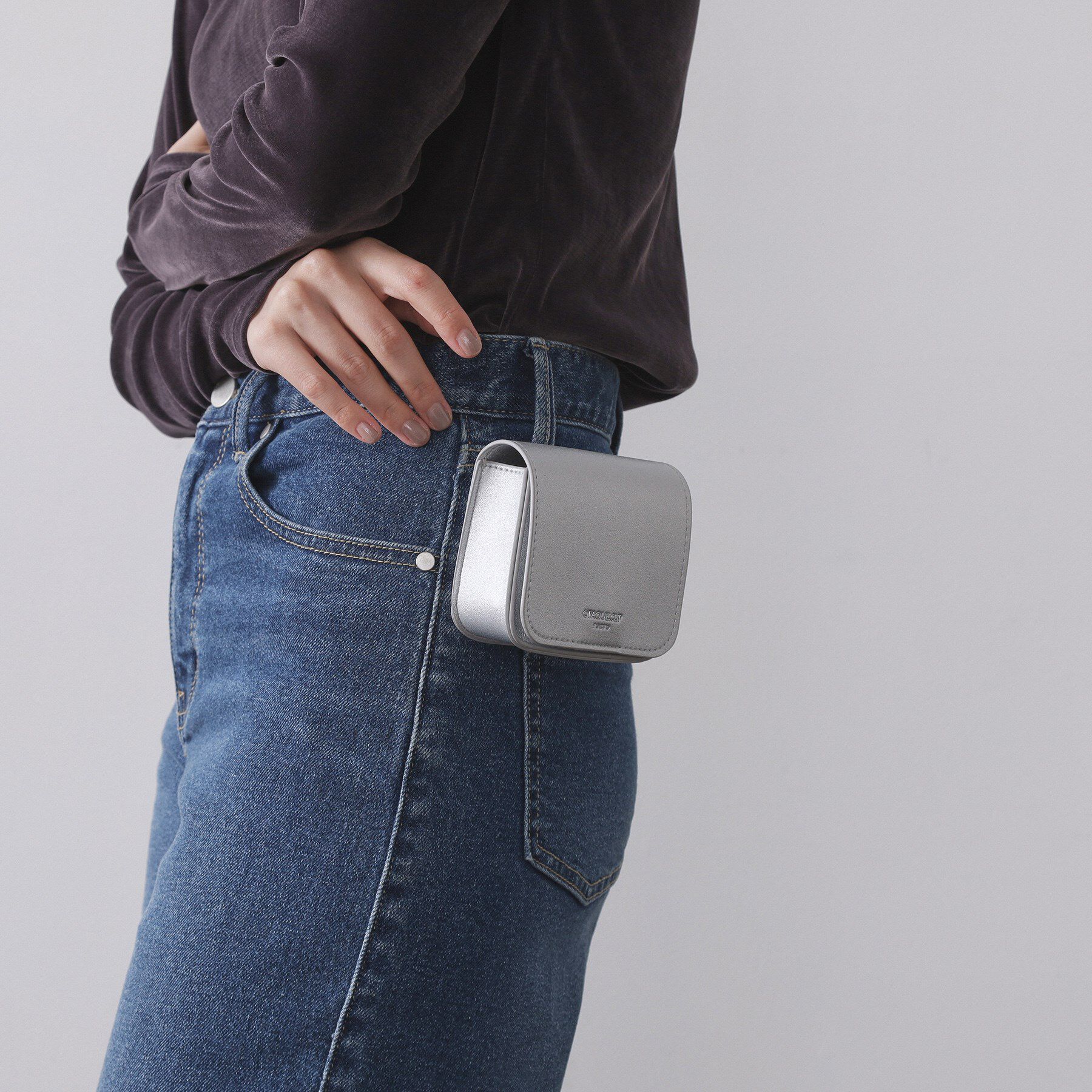 OPAQUE.CLIP「ミニバッグ付きフリルショルダーストラップ」|その他|