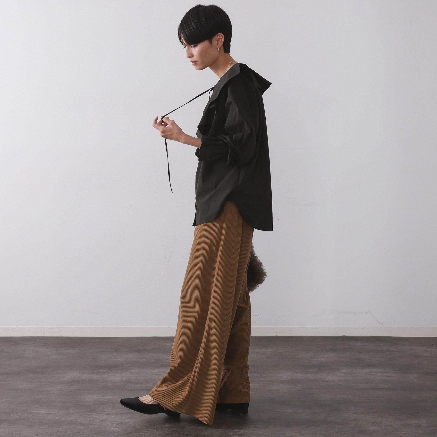 OPAQUE.CLIP「ラッフルフリルブラウス【洗濯機OK】」|シャツ・ブラウス|