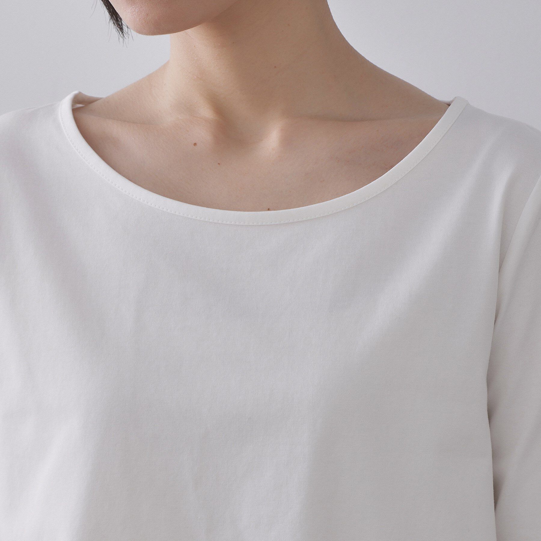 OPAQUE.CLIP「シャツドッキングカットソー【洗濯機OK】」|Tシャツ・カットソー|