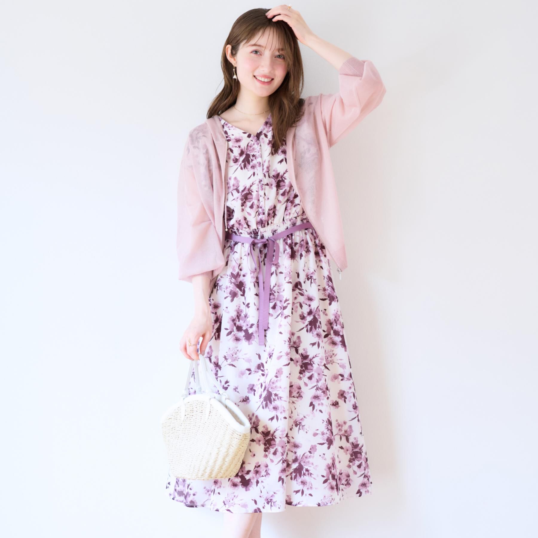 Couture broach「【上品な透け感・大人カジュアル】シアージップアップフーディー」|パーカー|