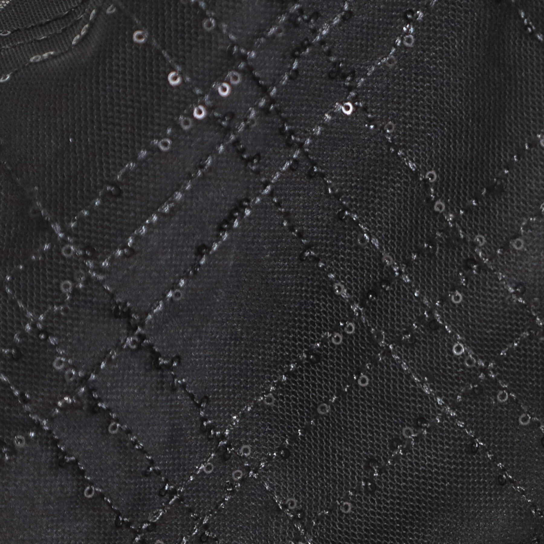 Couture broach「【フェミニン・着映え】袖チェックチュール ドッキングニット」|ニット・セーター|