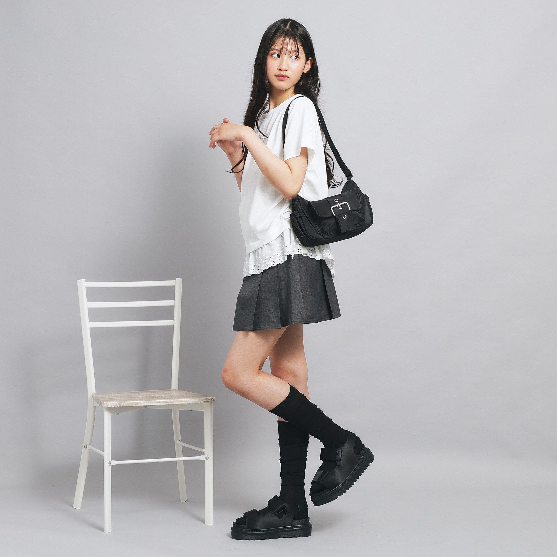 PINK-latte「ハトメショルダー」|ショルダー・メッセンジャー|